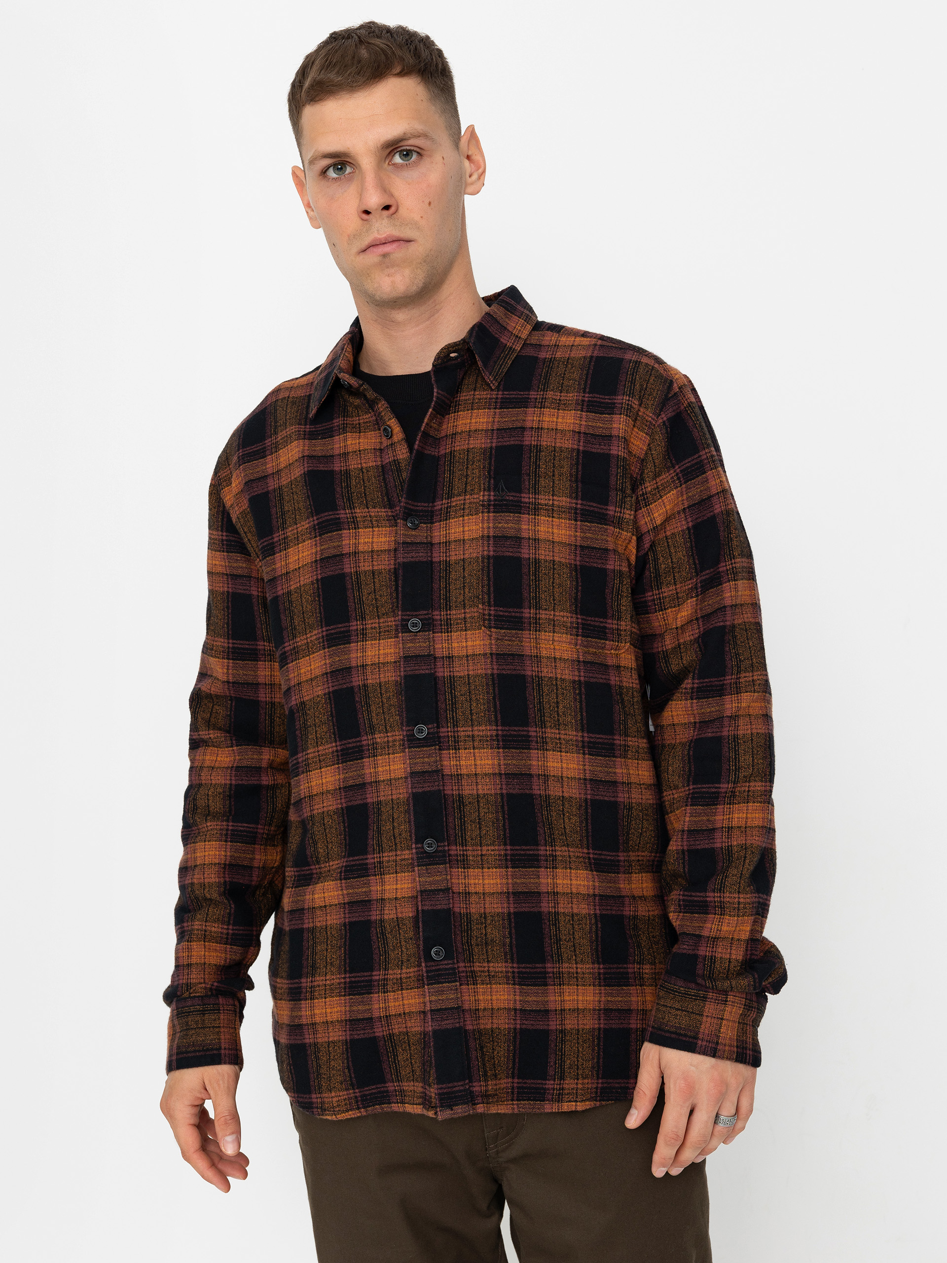 Cămașă Volcom Baystone Flannel Ls (black)