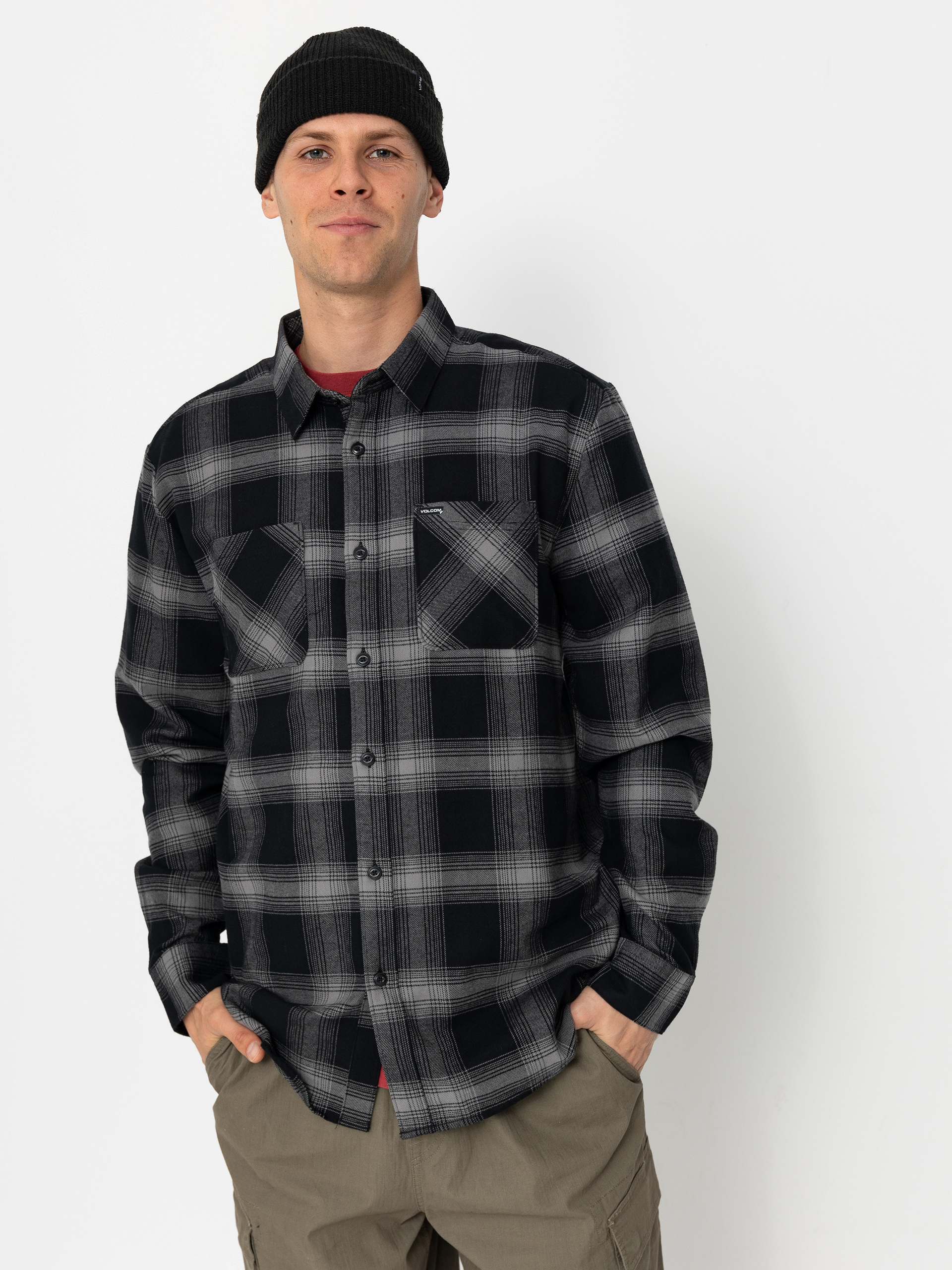 Cămașă Volcom Netastone Flannel Ls (black)