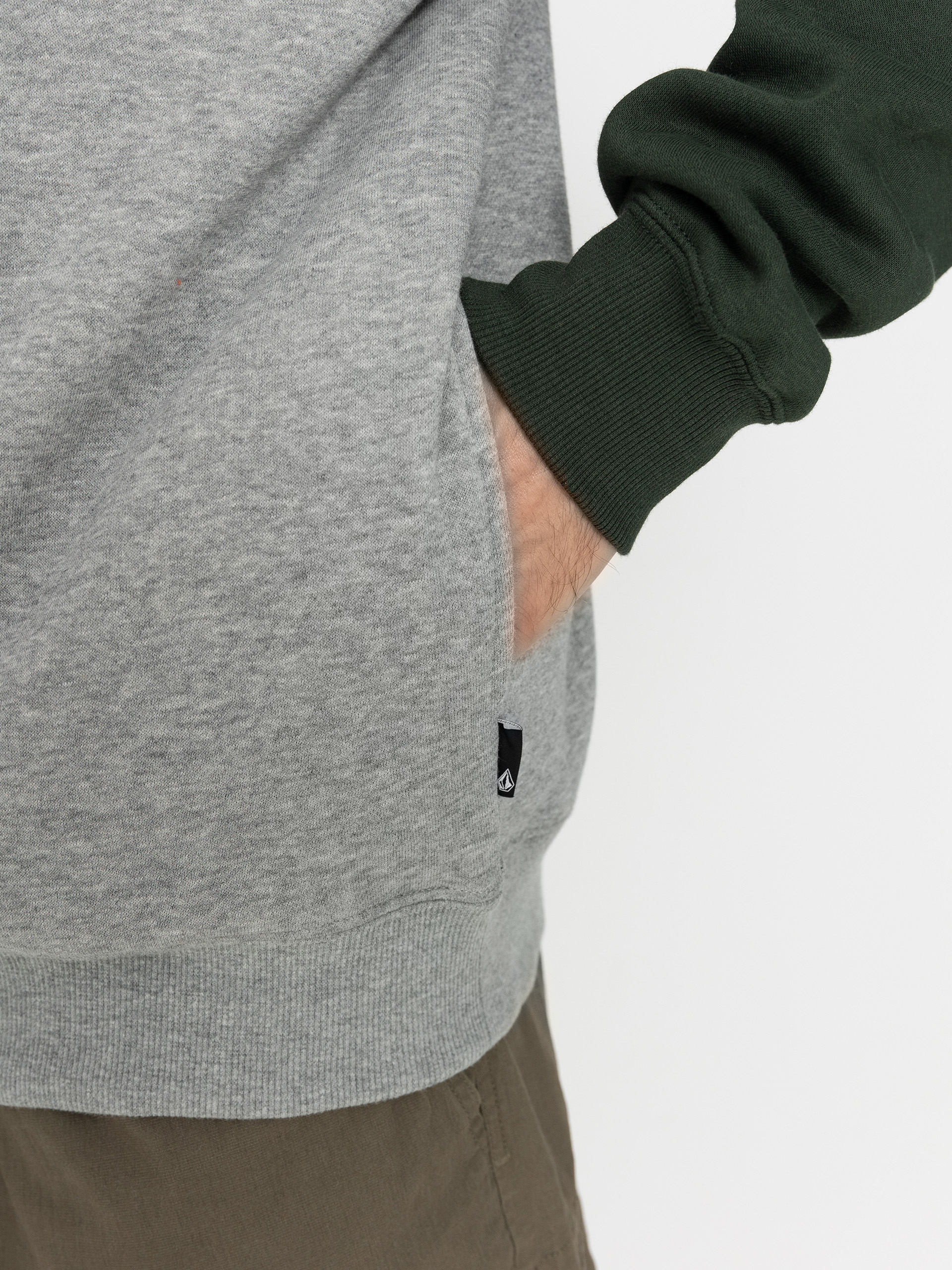 Hanorac cu glugă Volcom Divided HD (dark forest)