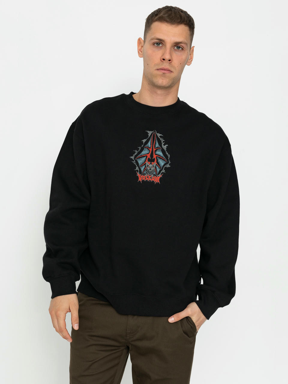 Hanorac Volcom Watanite Crew (black)