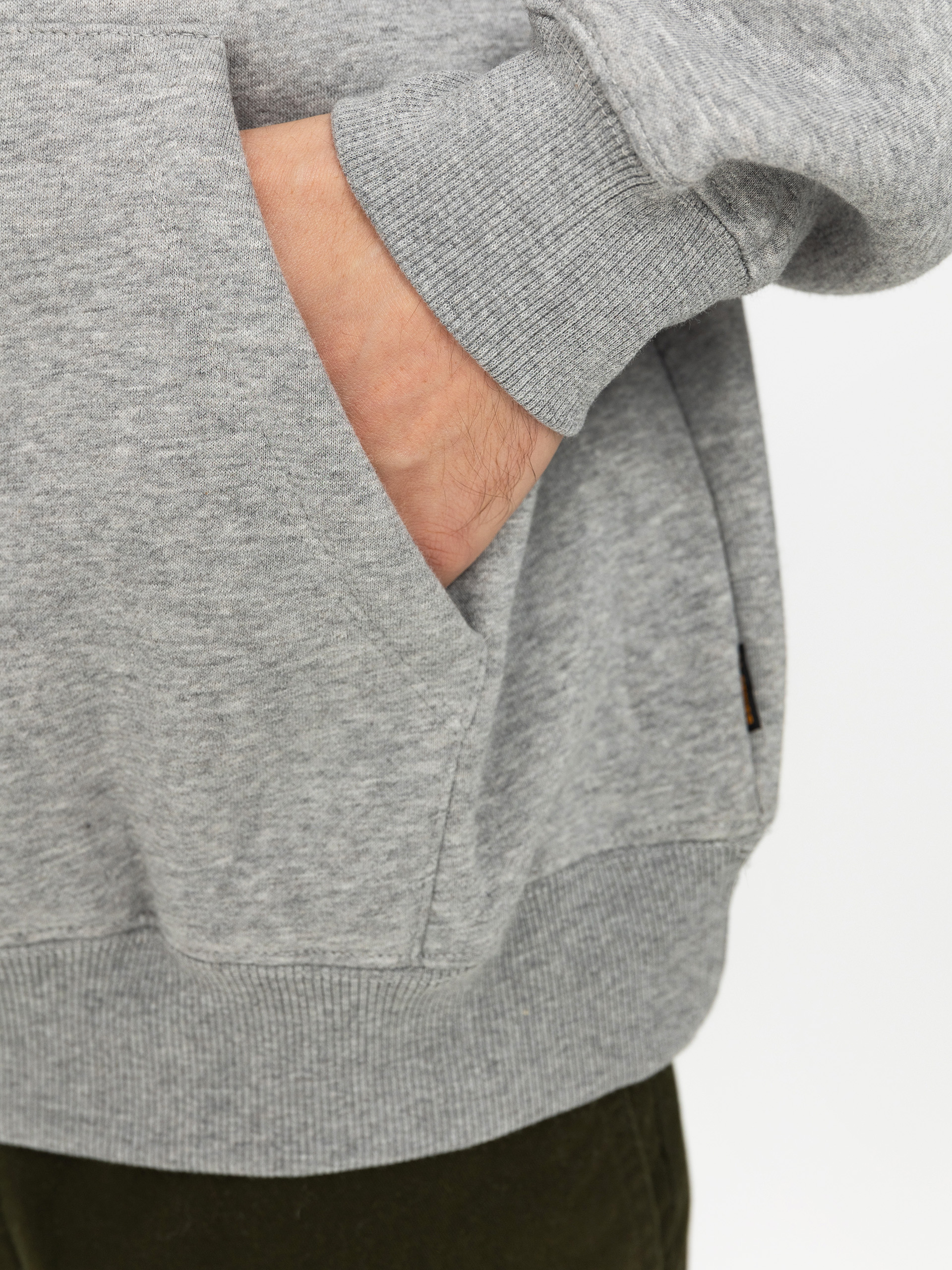 Hanorac cu glugă Volcom Fergadelic HD (heather grey)