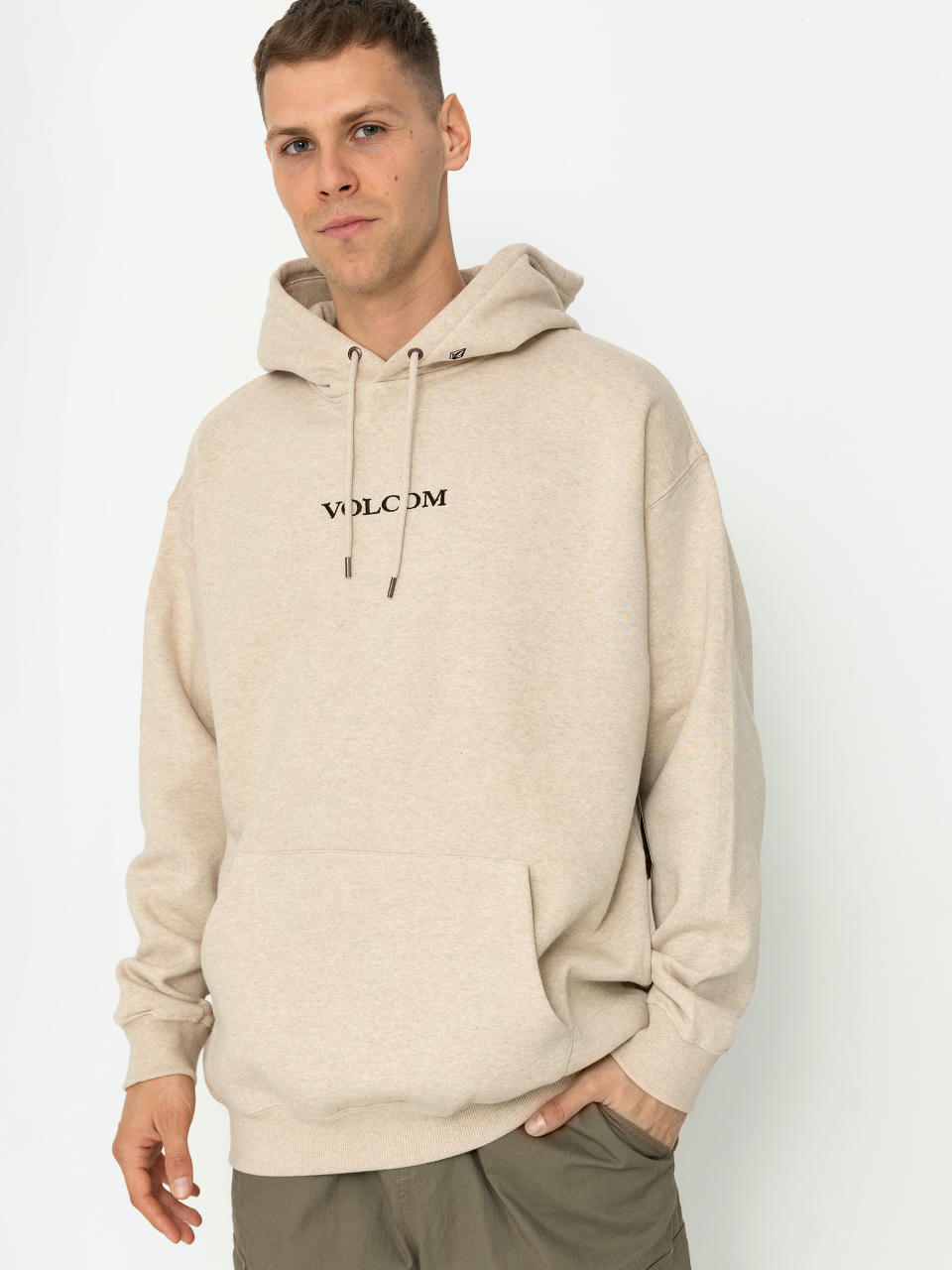 Hanorac cu glugă Volcom Volcom Stone HD (dust heather)