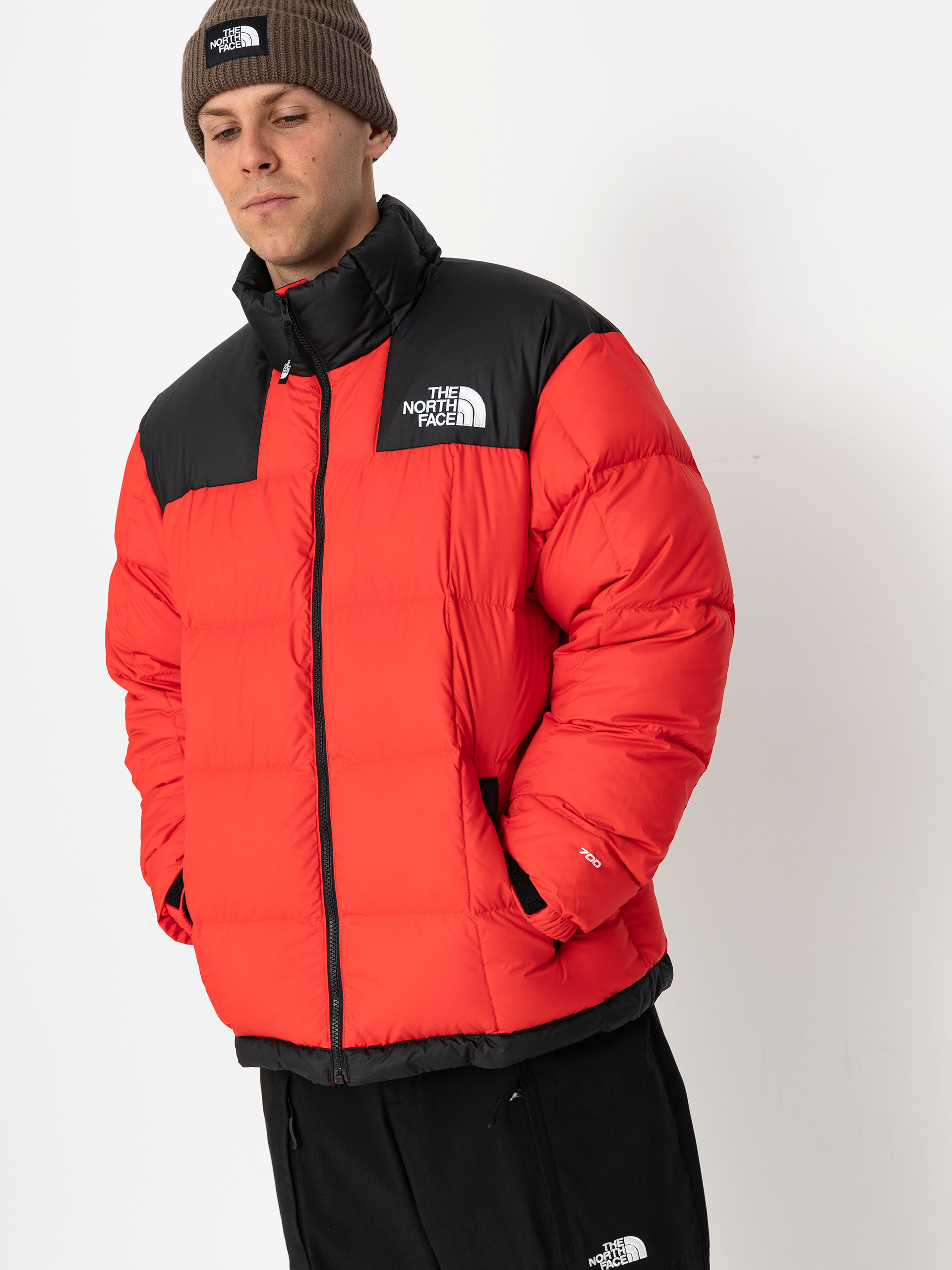 Geacă The North Face Lhotse - roșu (tnf red)