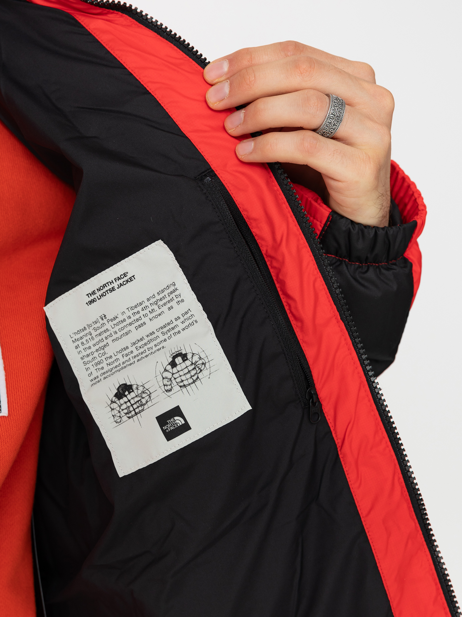 Geacă The North Face Lhotse (tnf red)