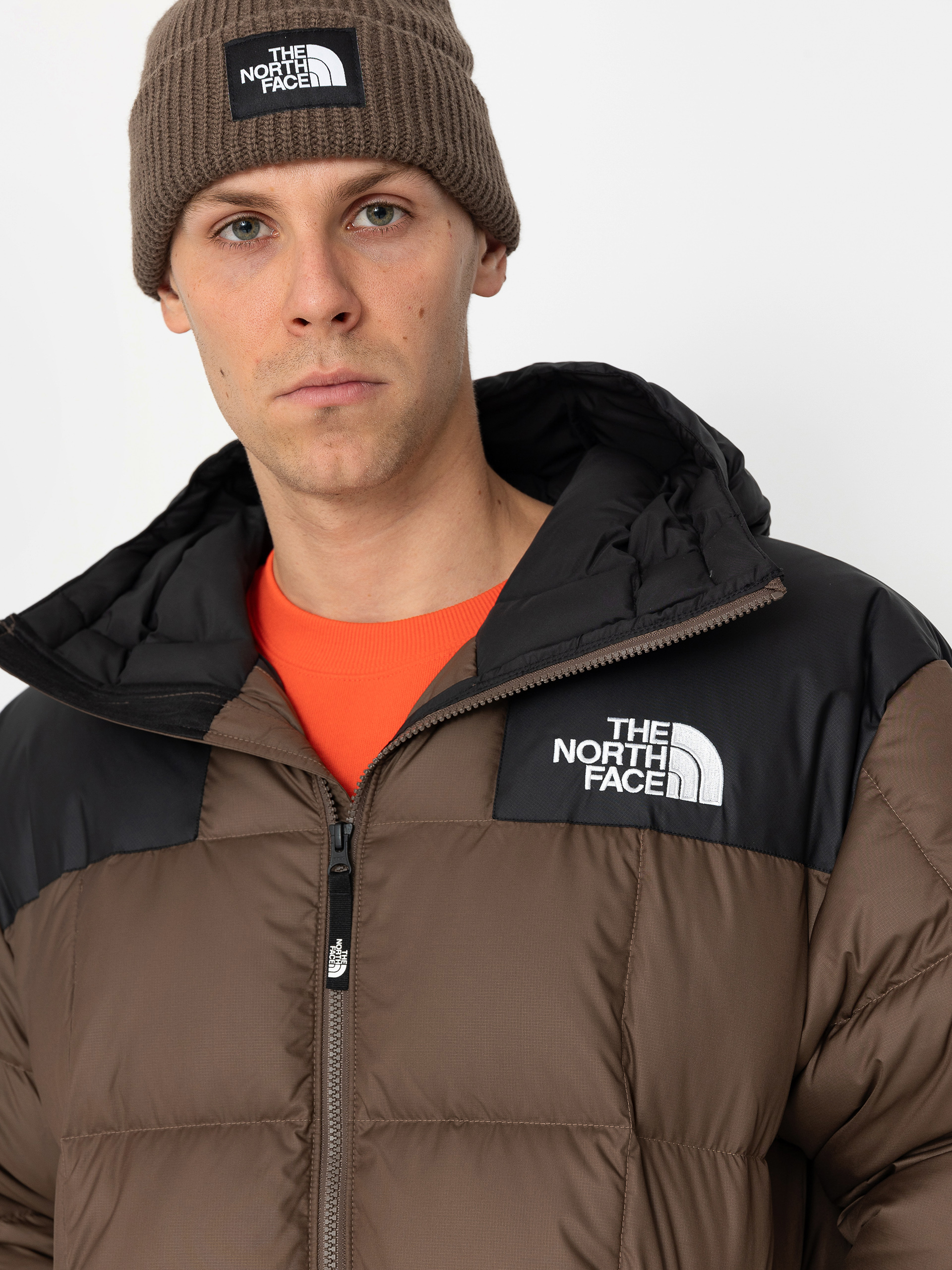 Geacă The North Face Lhotse Hooded - maro (smokey brown)