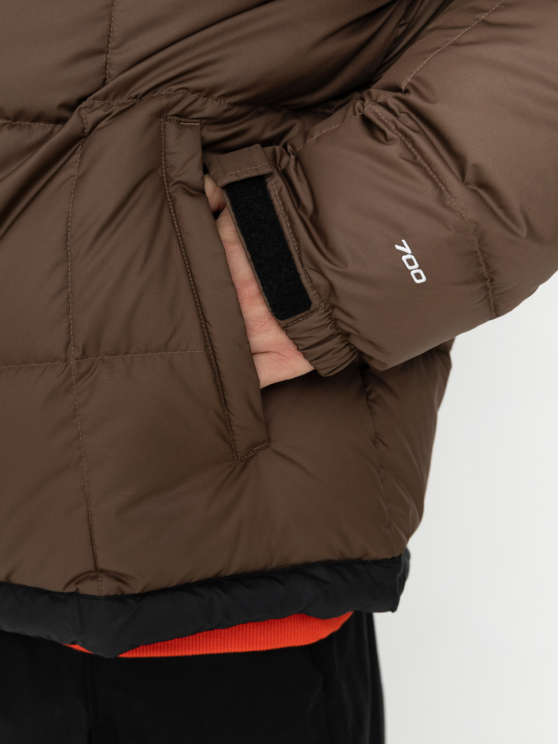 Geacă The North Face Lhotse Hooded (smokey brown)