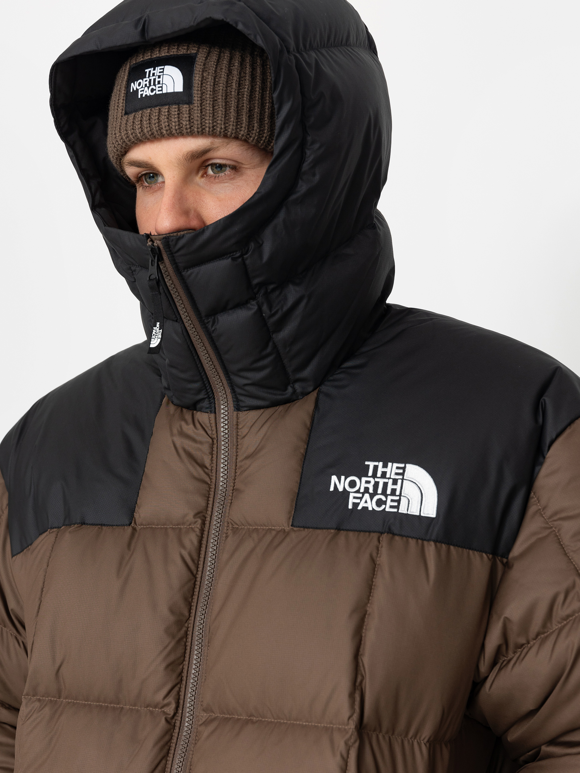 Geacă The North Face Lhotse Hooded (smokey brown)