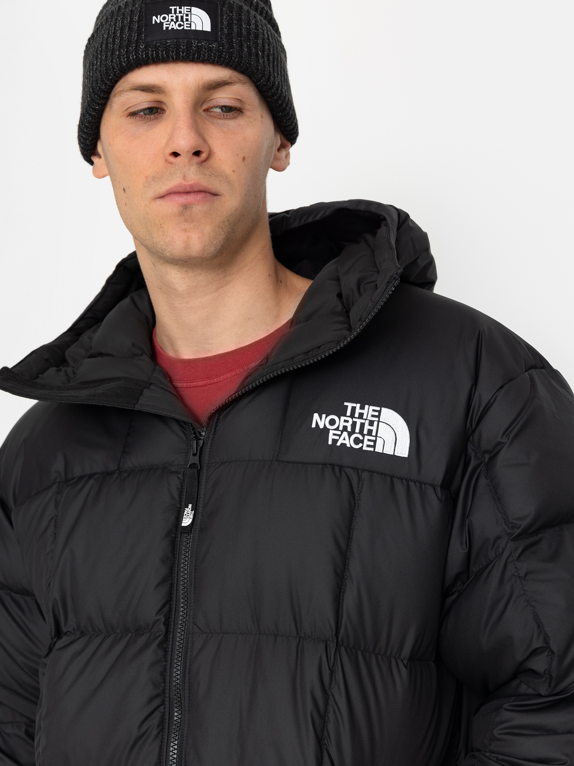 Geacă The North Face Lhotse Hooded - negru (tnf black npf)