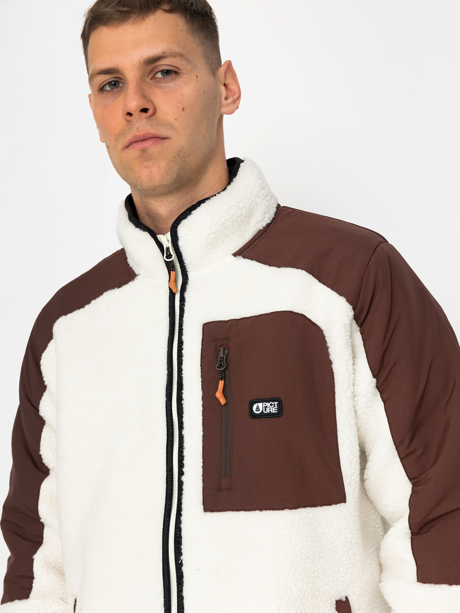 Pentru bărbați Hanorac din fleece Picture Quilchena (tofu chicory coffee)