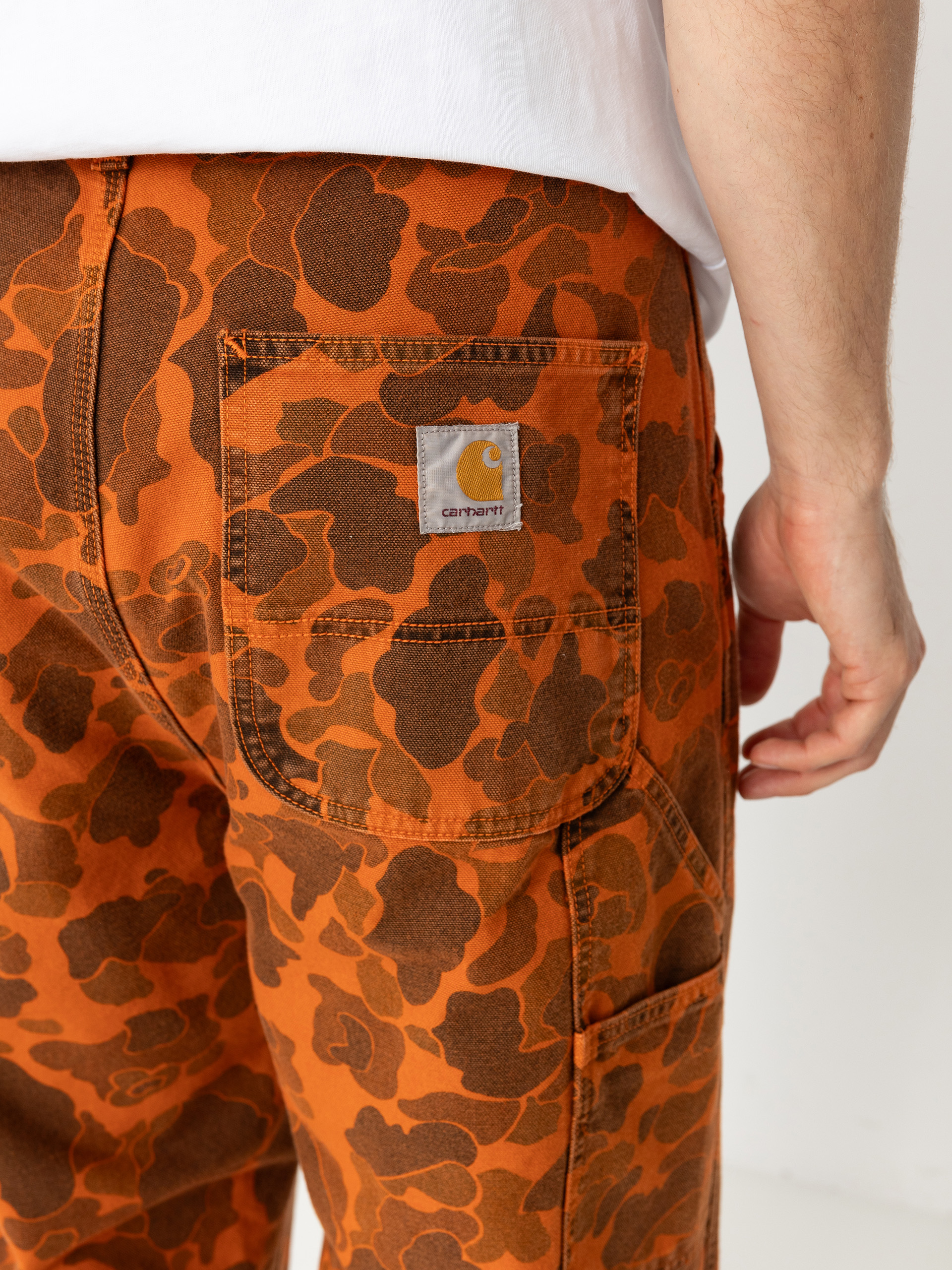 Pantaloni Carhartt WIP Duck Single Knee (camo duck/green/turmeric)