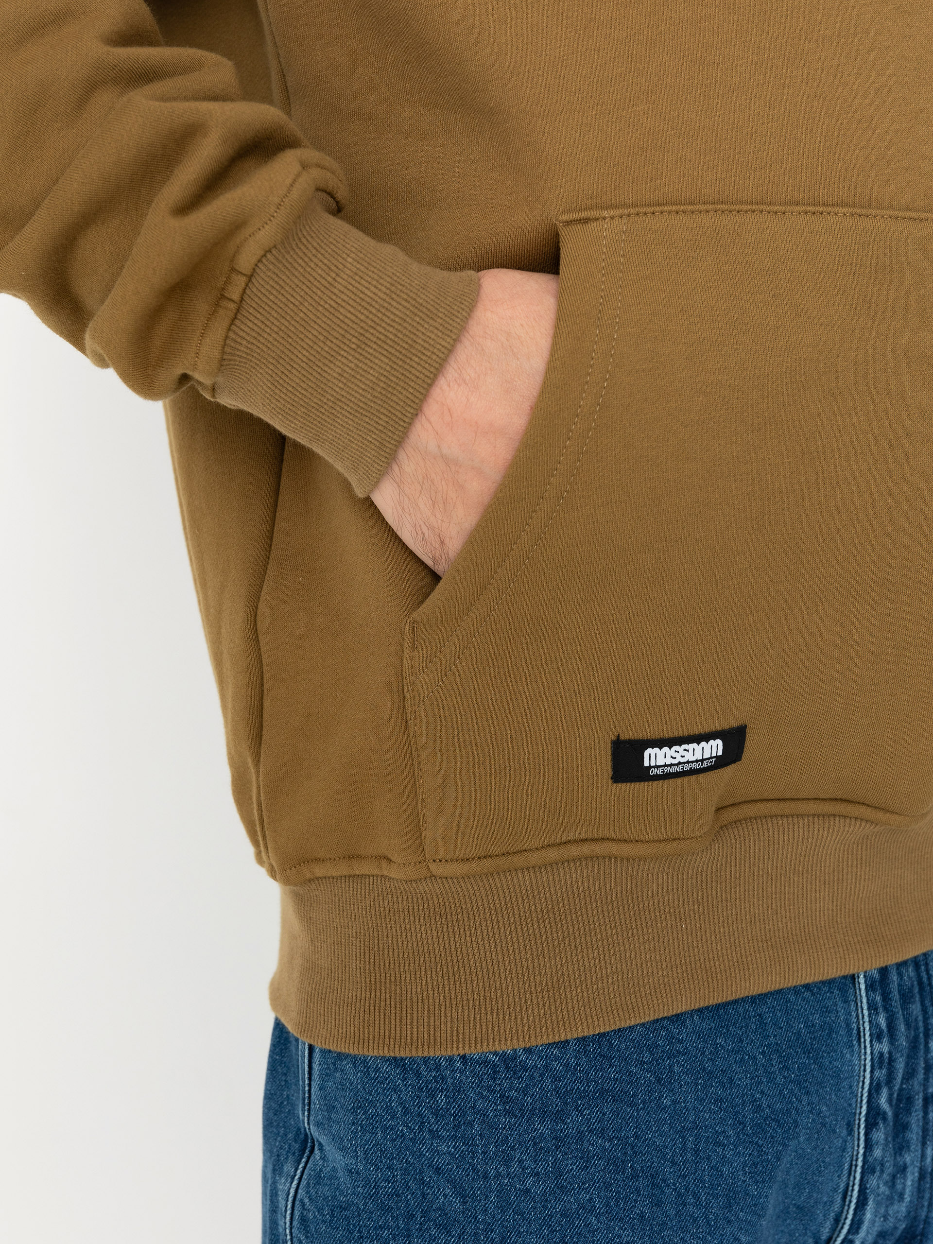 Hanorac cu glugă MassDnm Patch HD (brown)