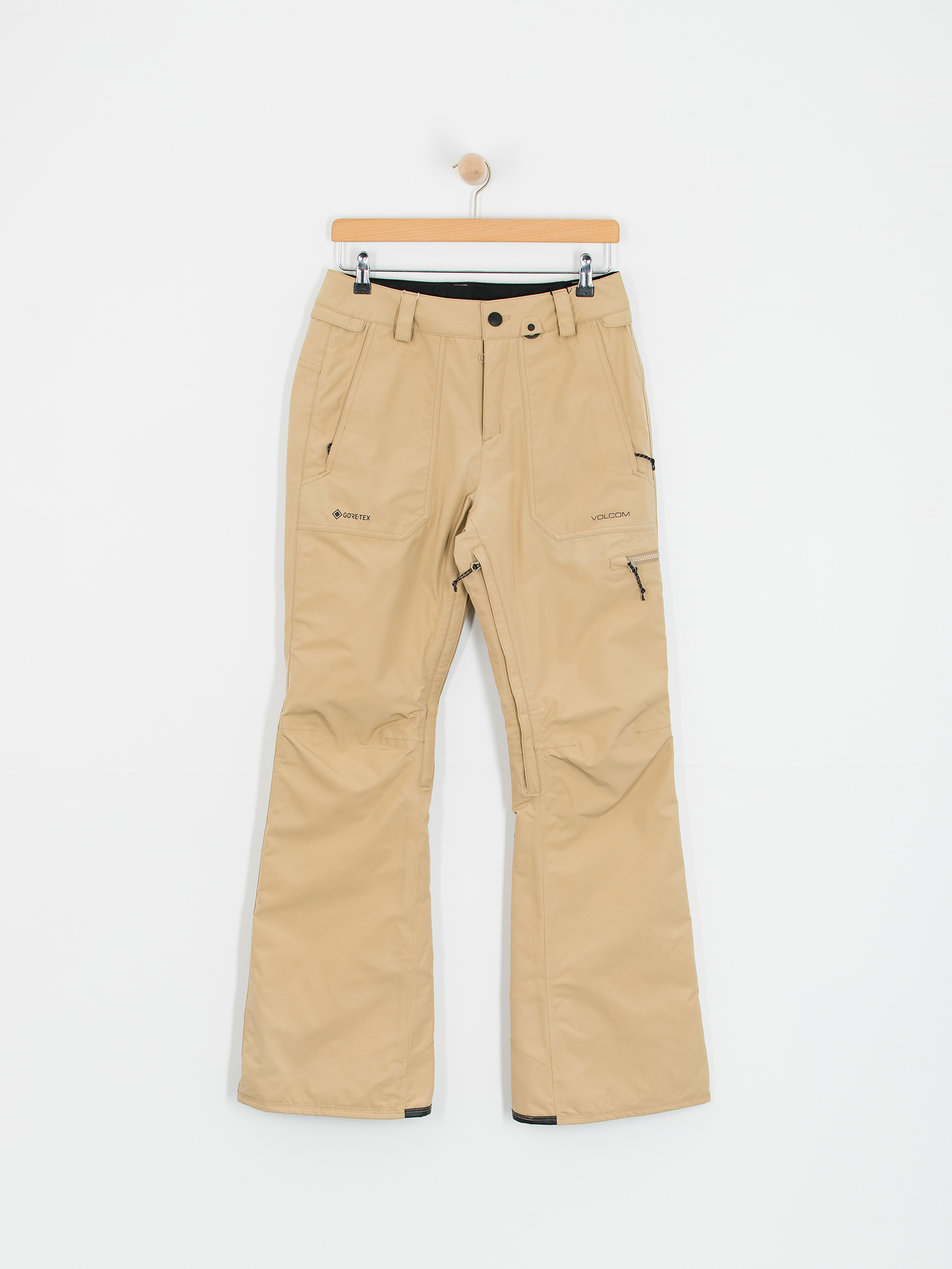 Pantaloni pentru snowboard Volcom Knox Ins Gore Tex Wmn (sand)