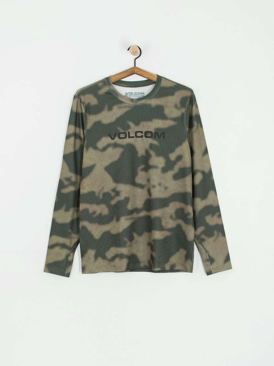 Pentru bărbați Longsleeve Volcom M V Science Crew (camouflage)