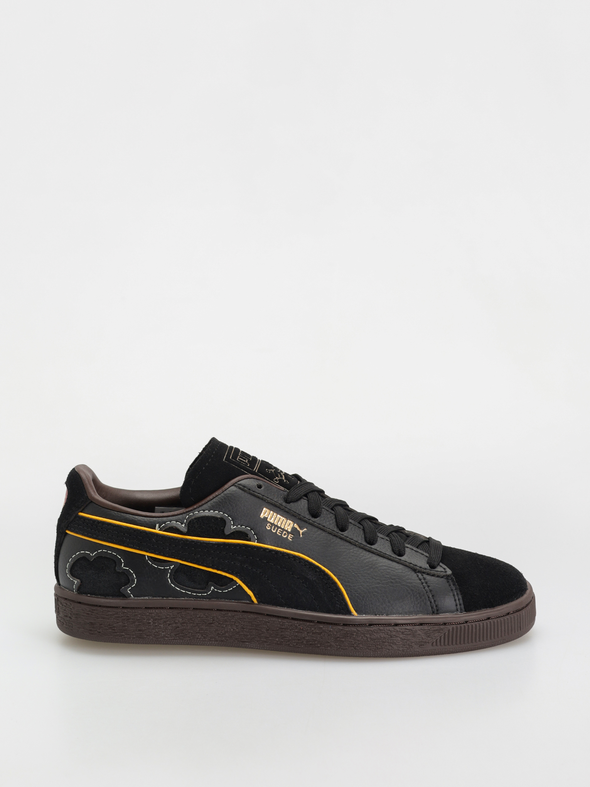 Pantofi Puma X One Piece Suede 4 - negru (puma black dark chocol)