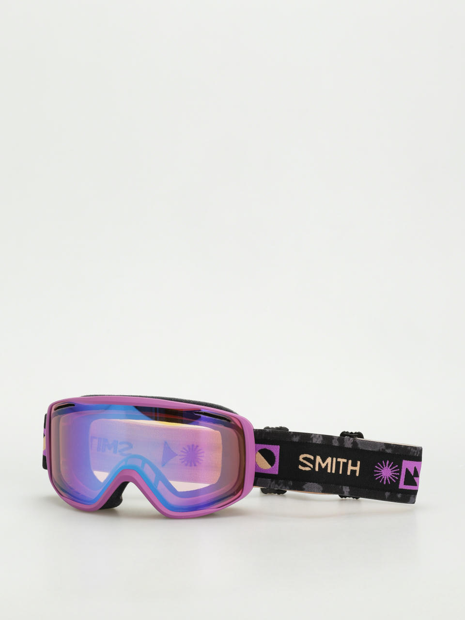 Ochelari pentru snowboard Smith Rally (vivid violet/blue sensor mirror)