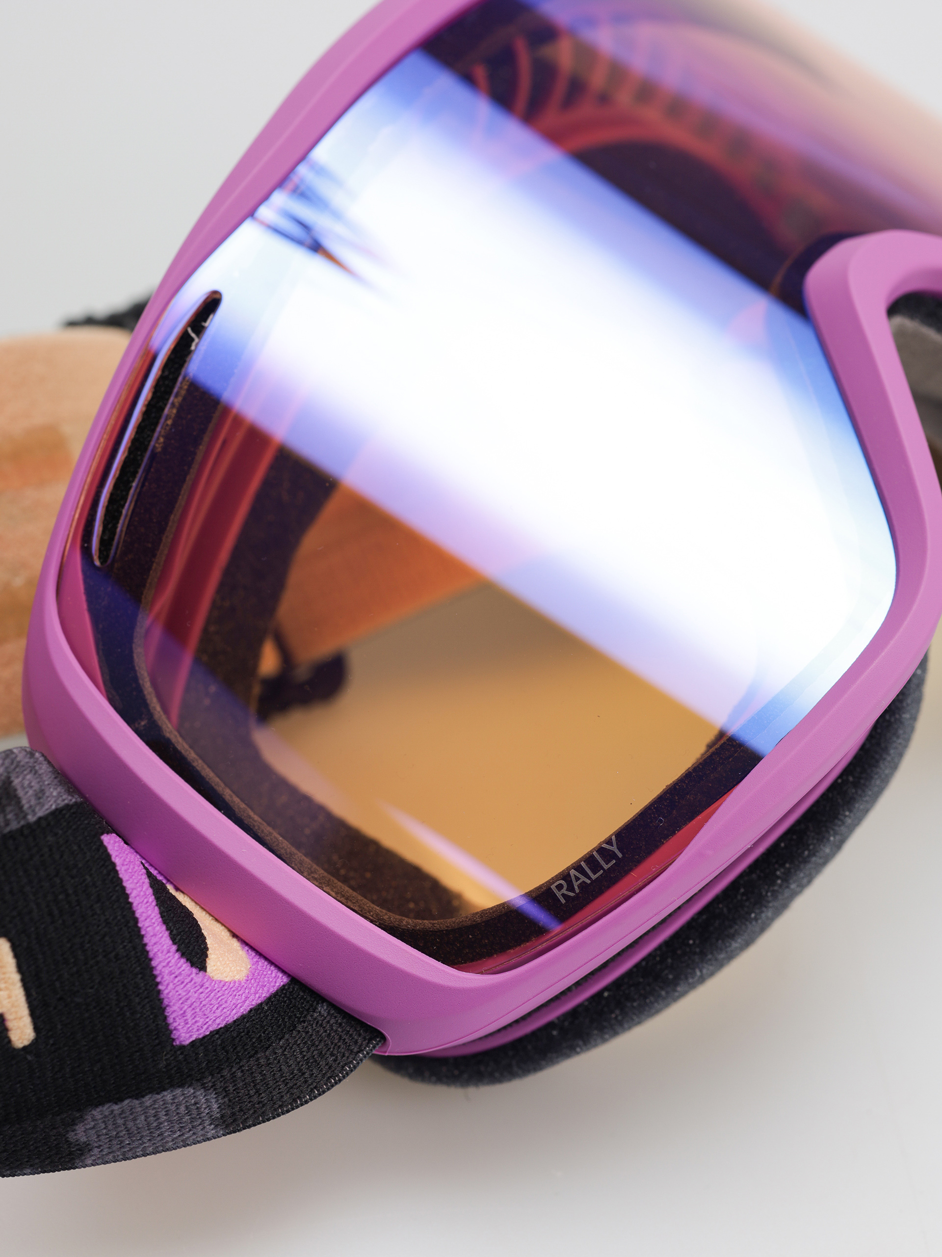 Ochelari pentru snowboard Smith Rally (vivid violet/blue sensor mirror)