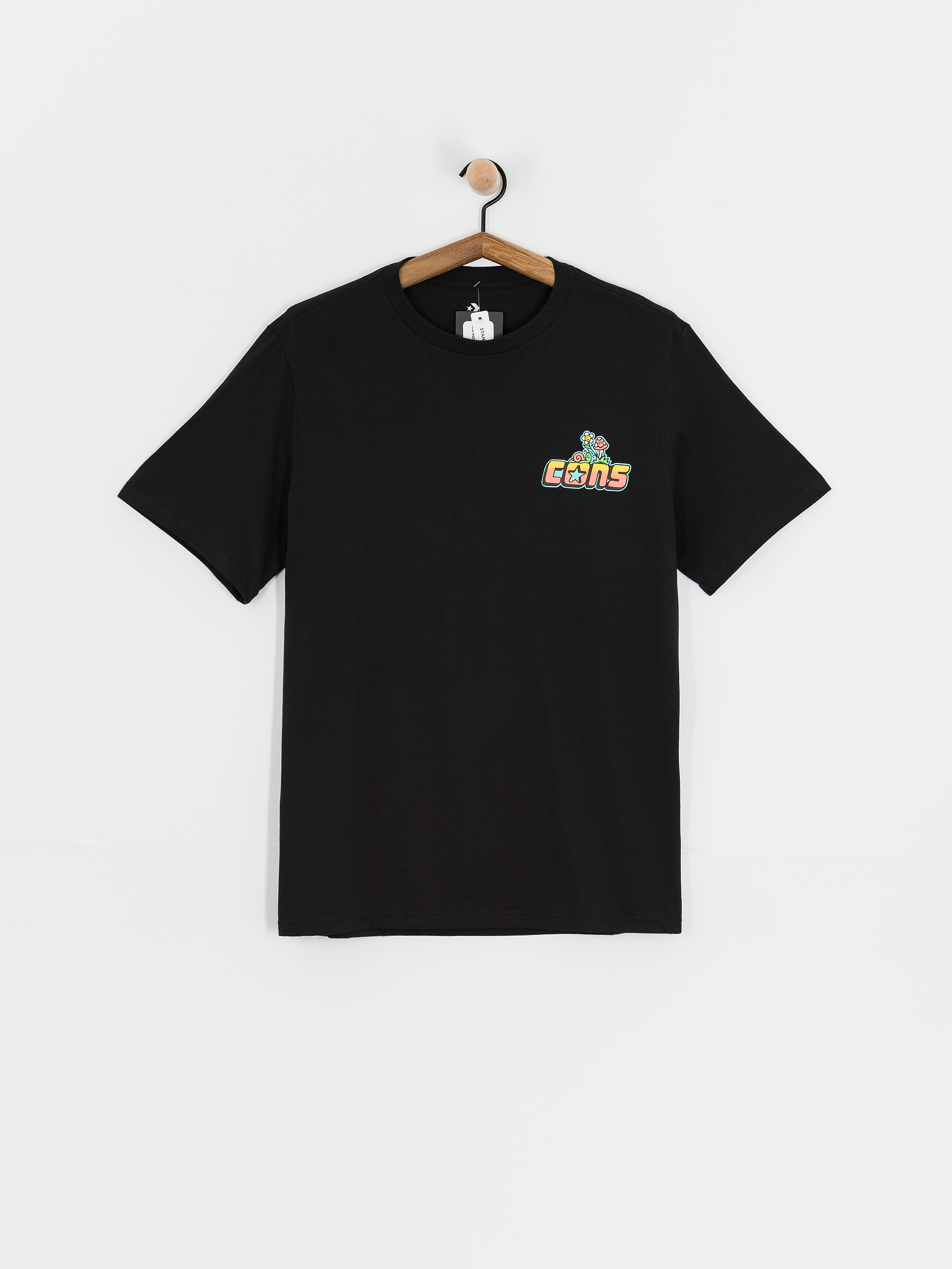 Tricou Converse Skeleteon Sunrise (converse black)