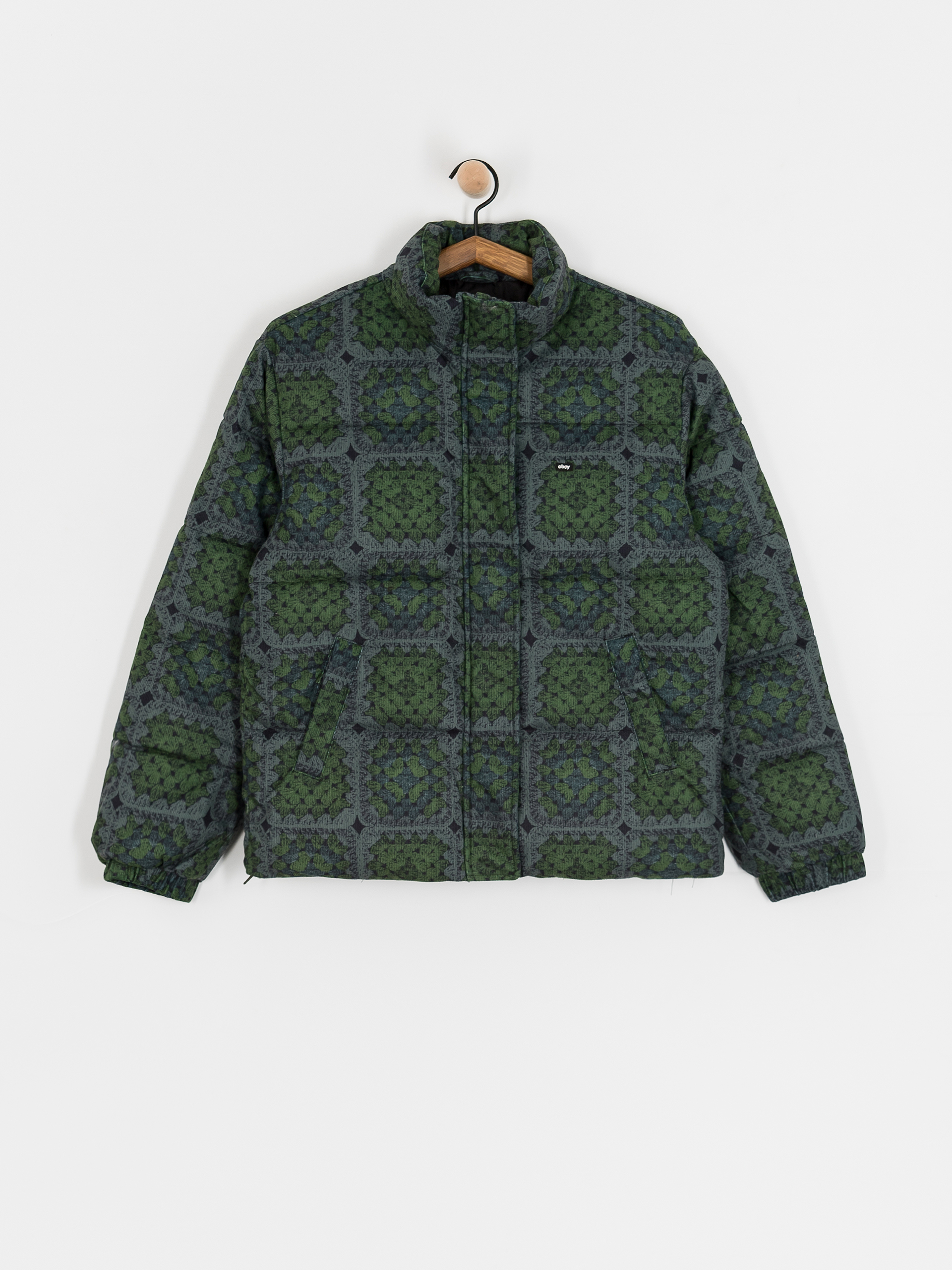 Geacă OBEY Tappi Puffer Wmn (olive multi)