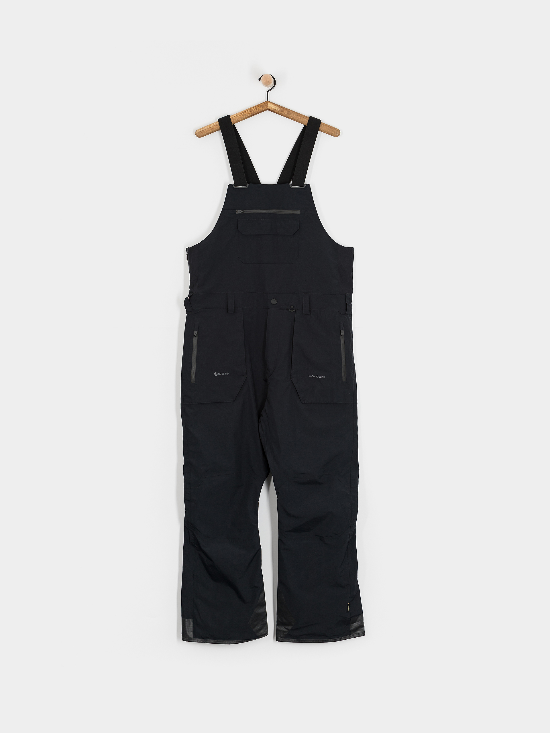 Pentru bărbați Pantaloni pentru snowboard Volcom Rain Gore Tex Bib Overall (black)