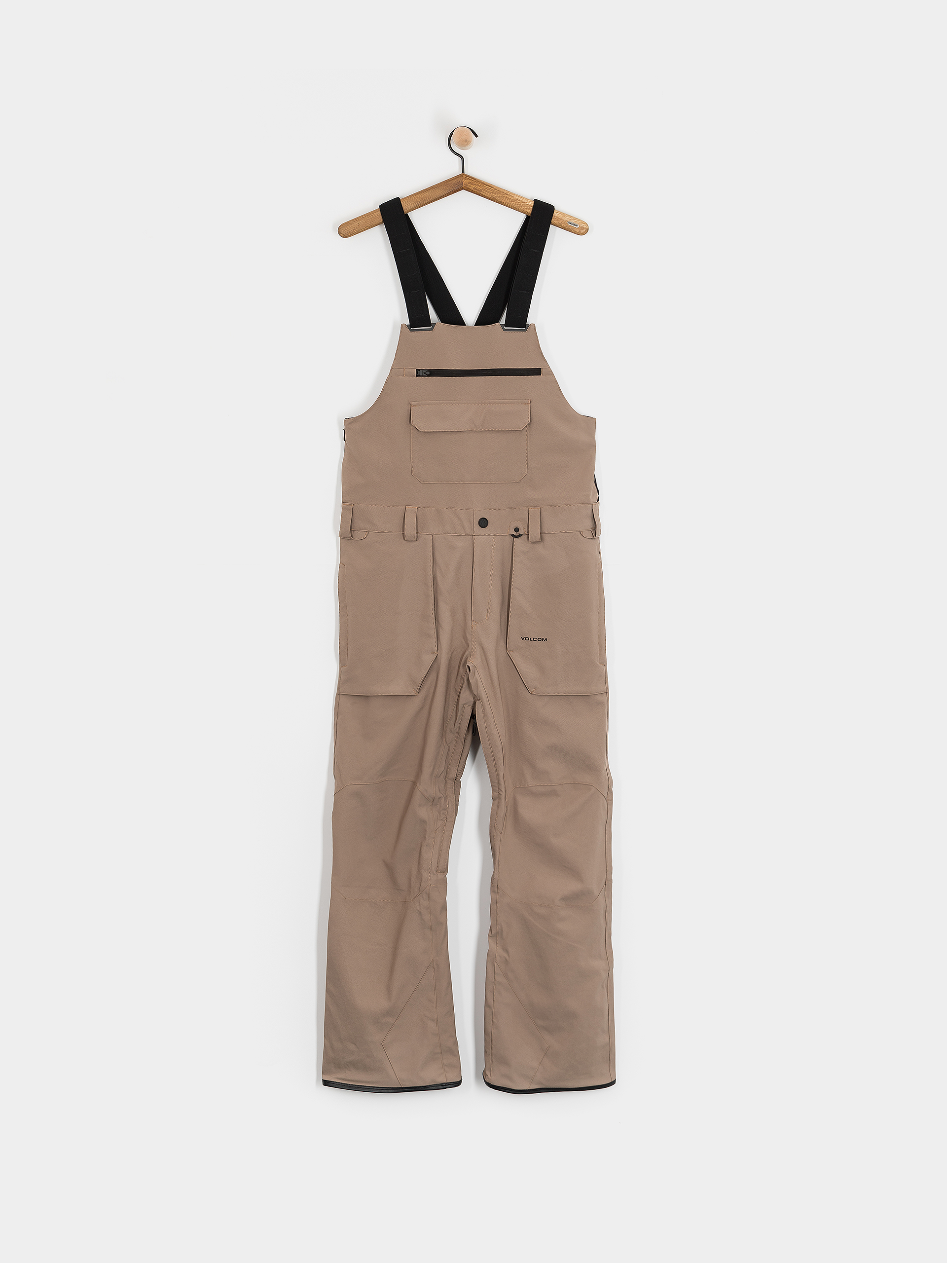 Pentru bărbați Pantaloni pentru snowboard Volcom Roan Bib Overall (chestnut brown)