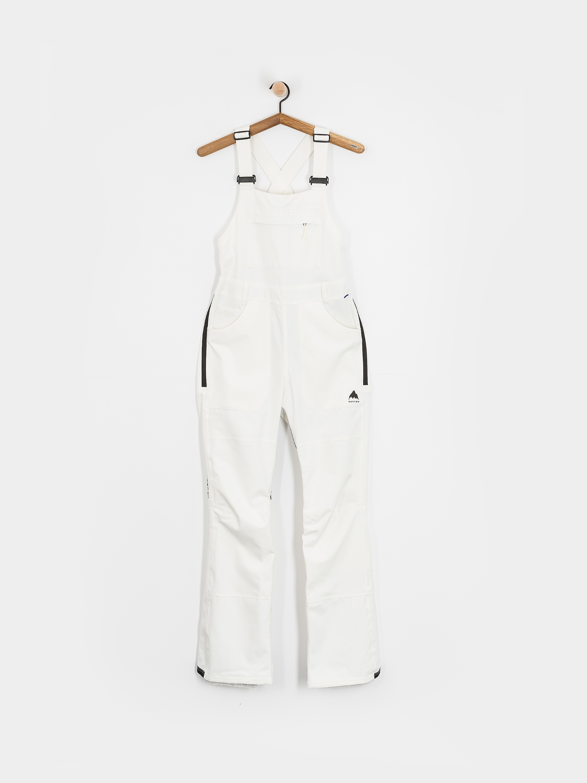 Pentru femei Pantaloni pentru snowboard Burton Avalon Stretch Bib (stout white)