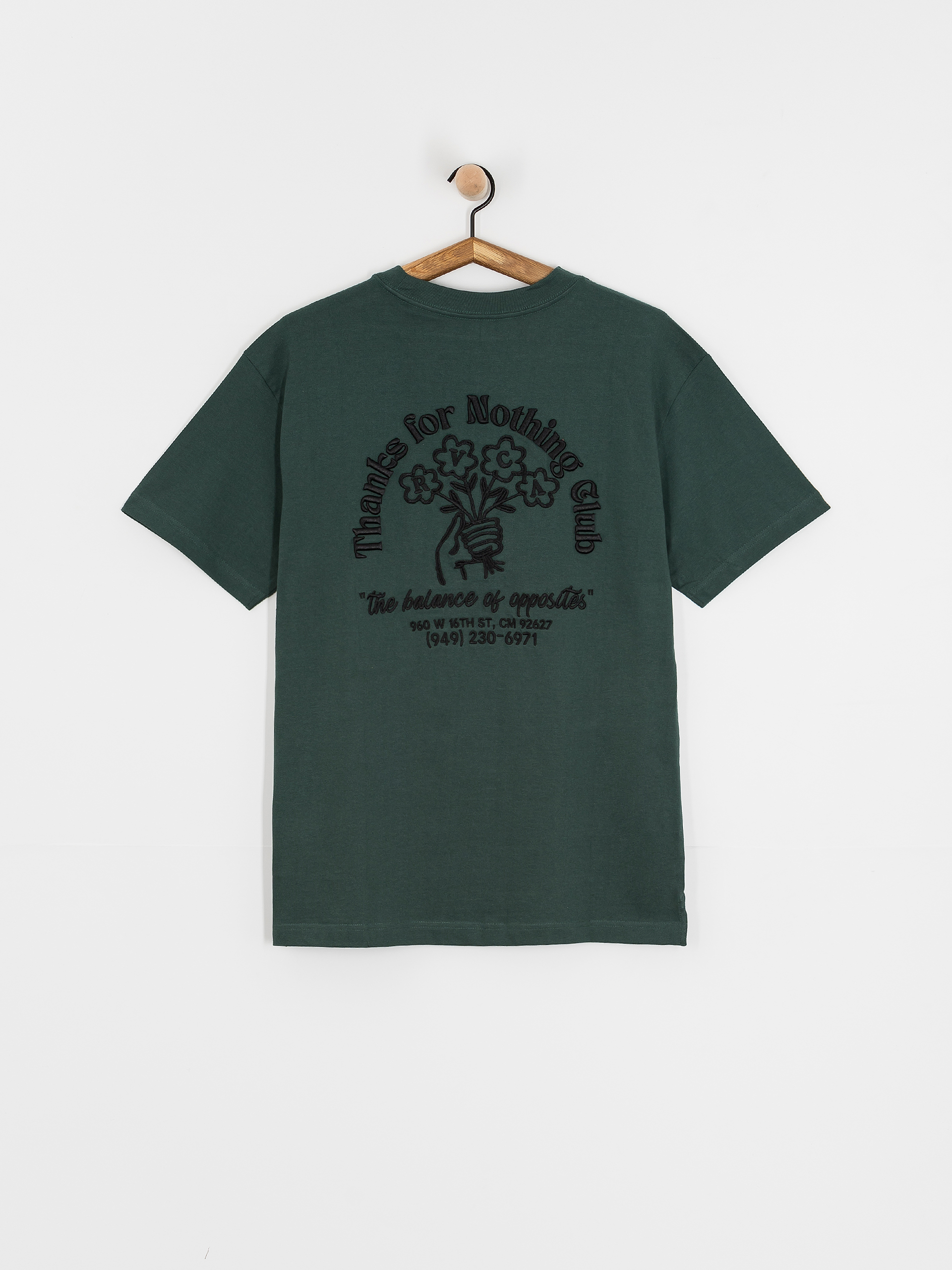 Tricou RVCA Thanks For Nothing (hunter green)