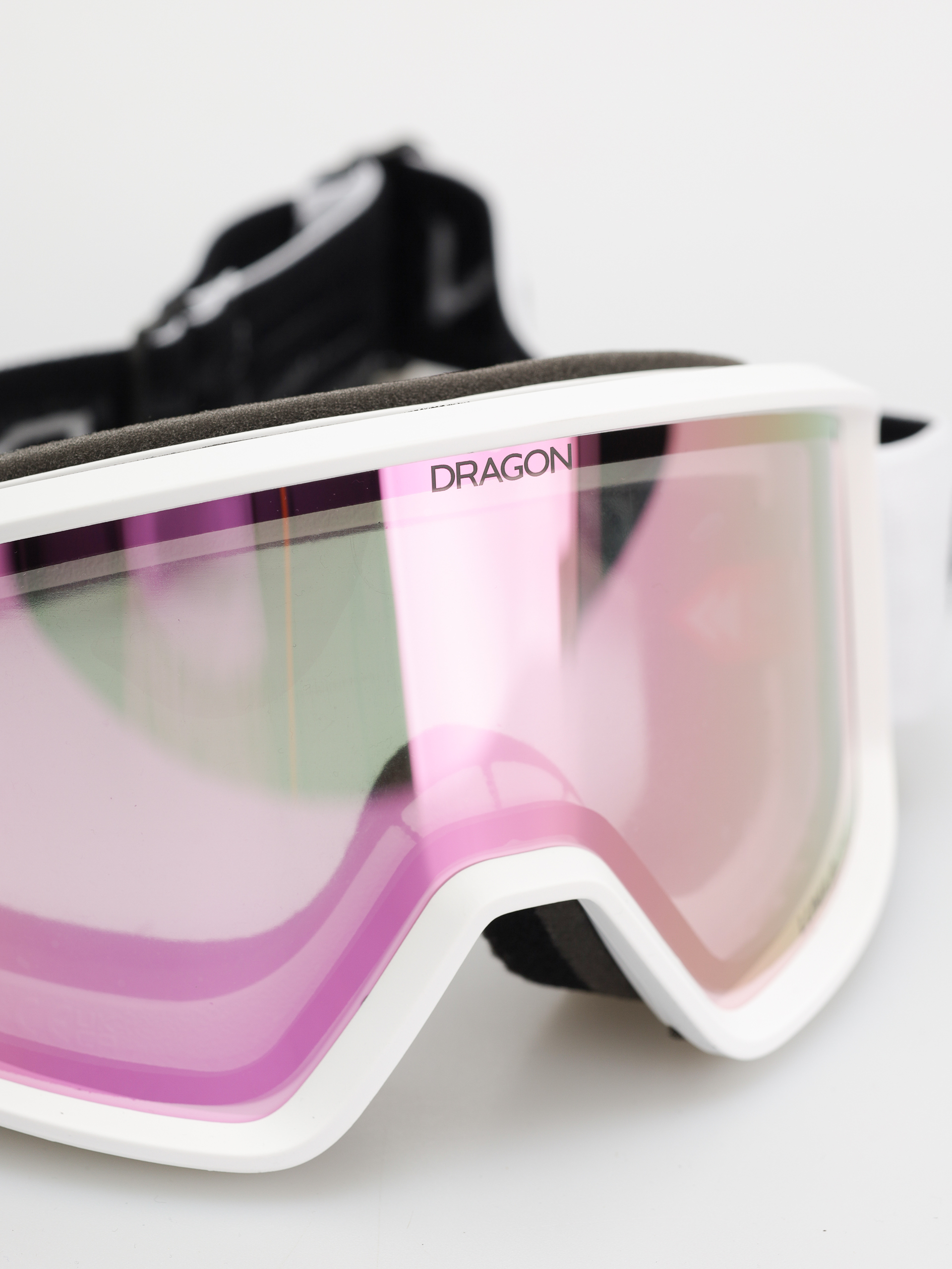 Ochelari pentru snowboard Dragon DXT OTG (white/lumalens pink ion)