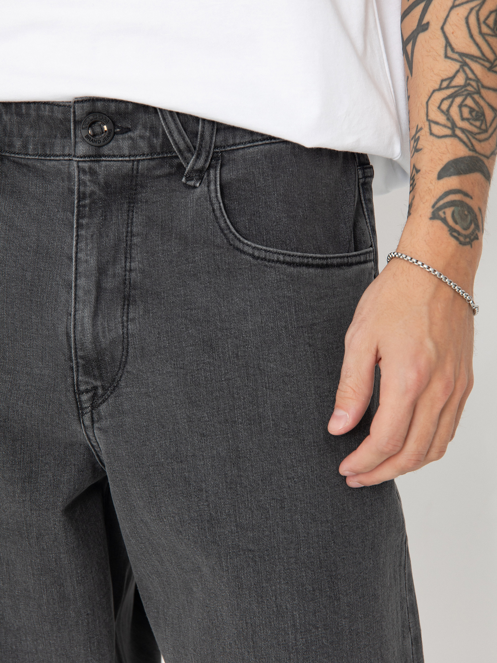Pantaloni Volcom Billow Denim (neutral grey)