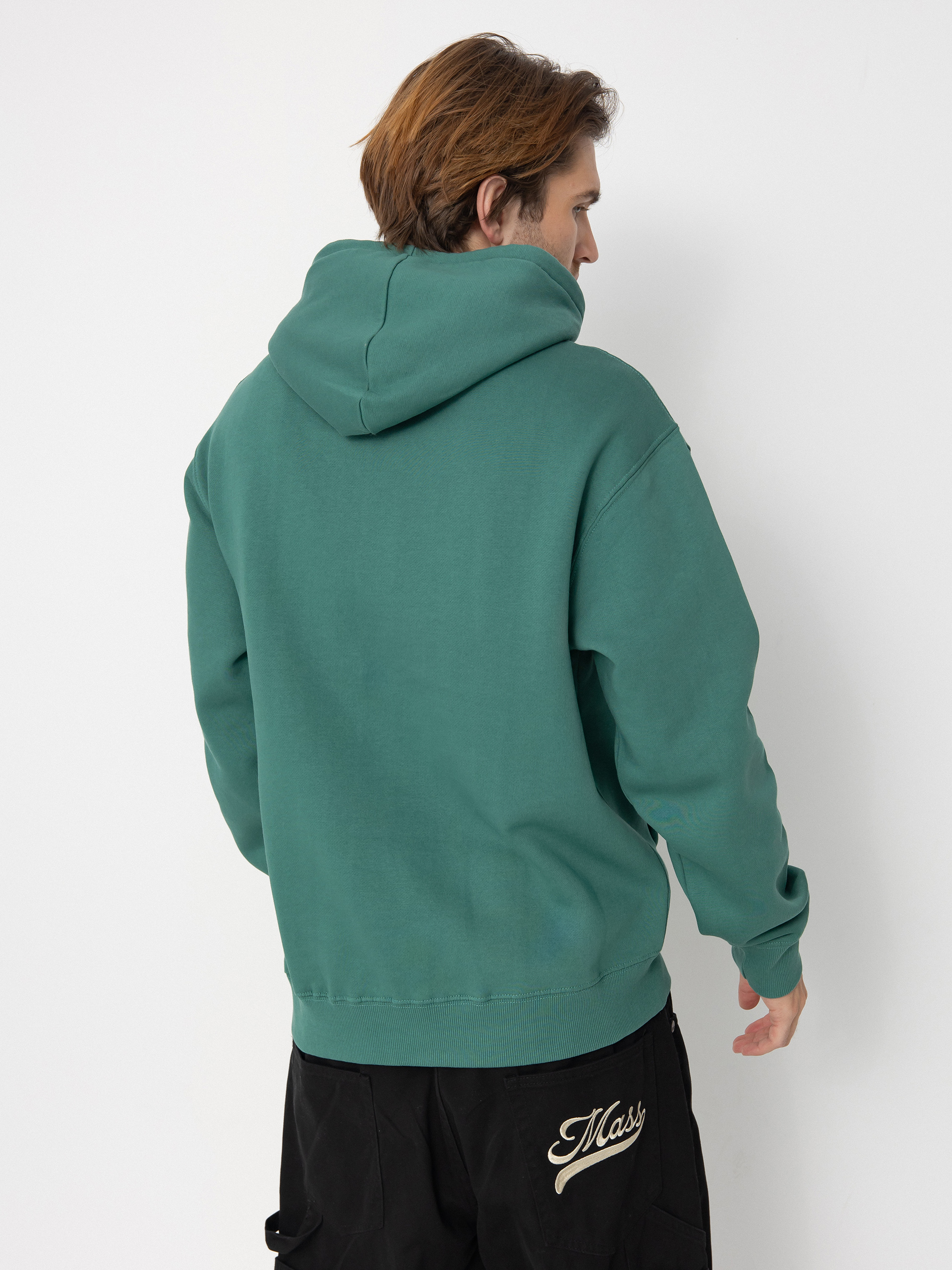 Hanorac cu glugă Volcom Single Stone HD (sea green)