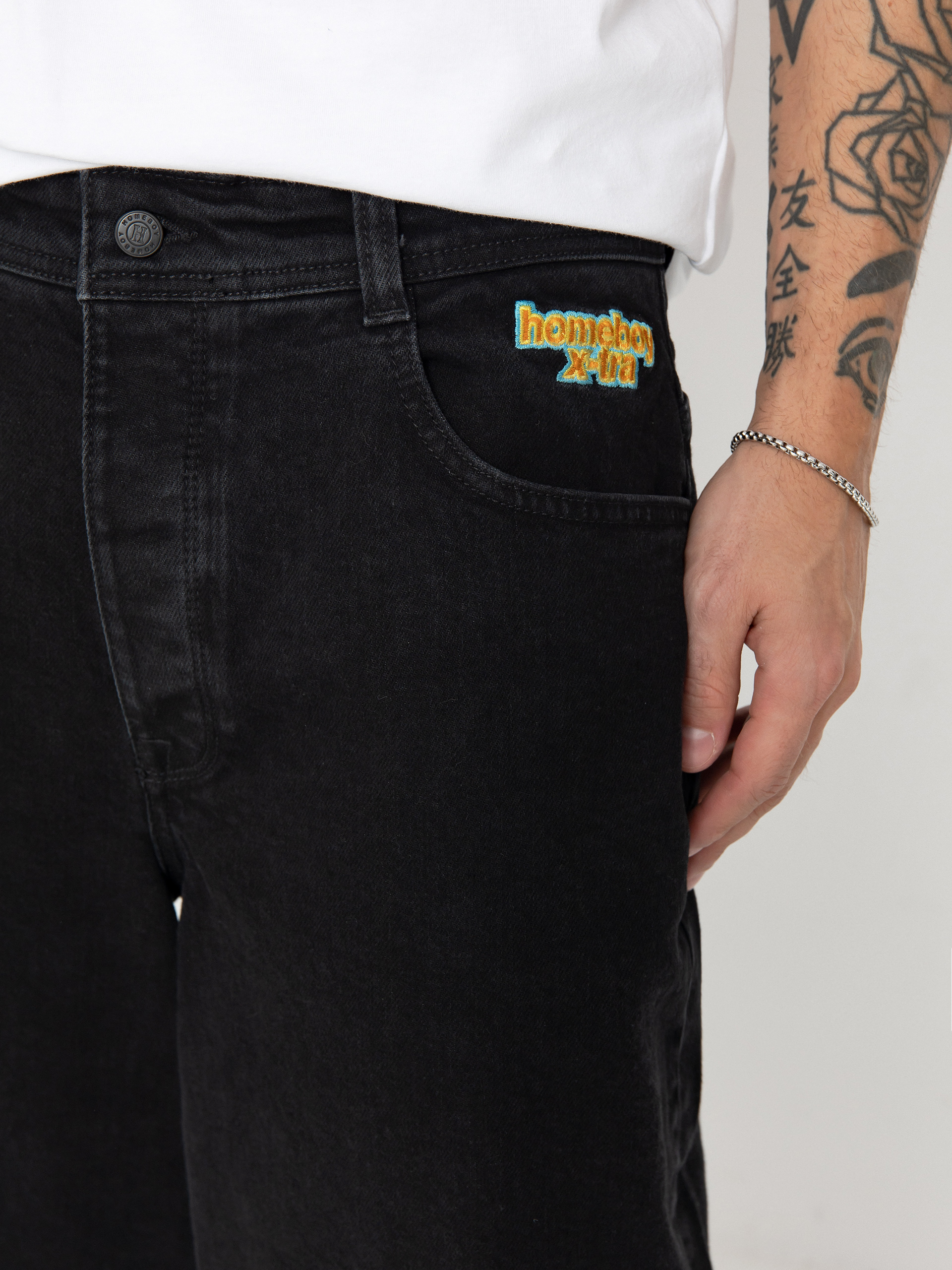Pantaloni Homeboy X Tra Monster Denim (washed black)