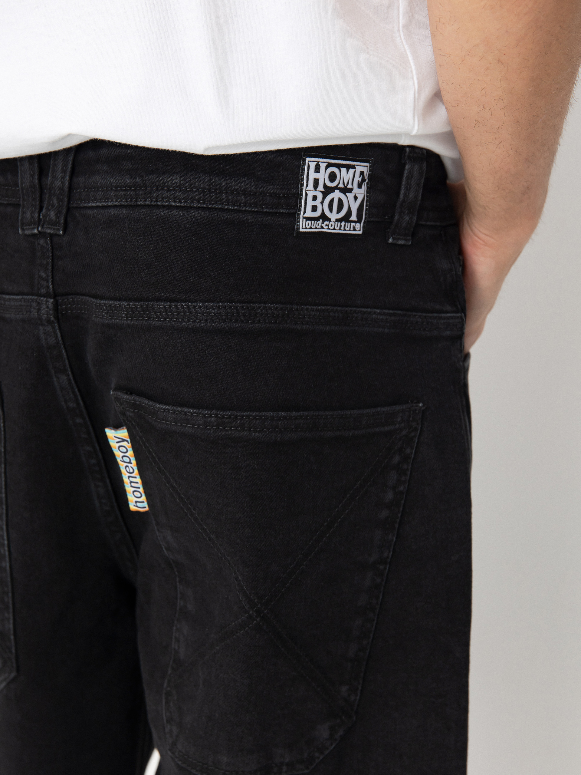 Pantaloni Homeboy X Tra Monster Denim (washed black)