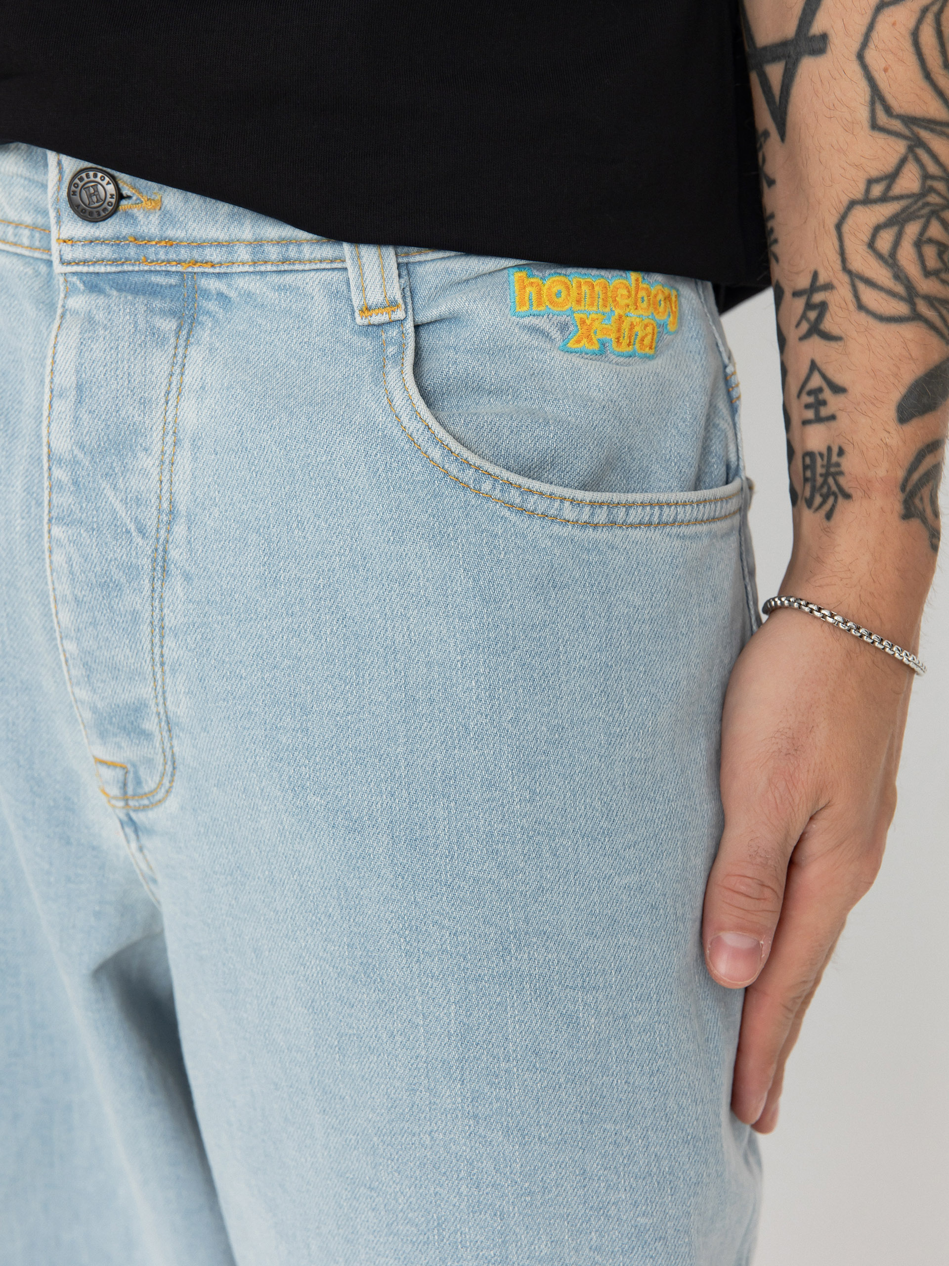 Pantaloni Homeboy X Tra Monster Gothic Denim (moon)