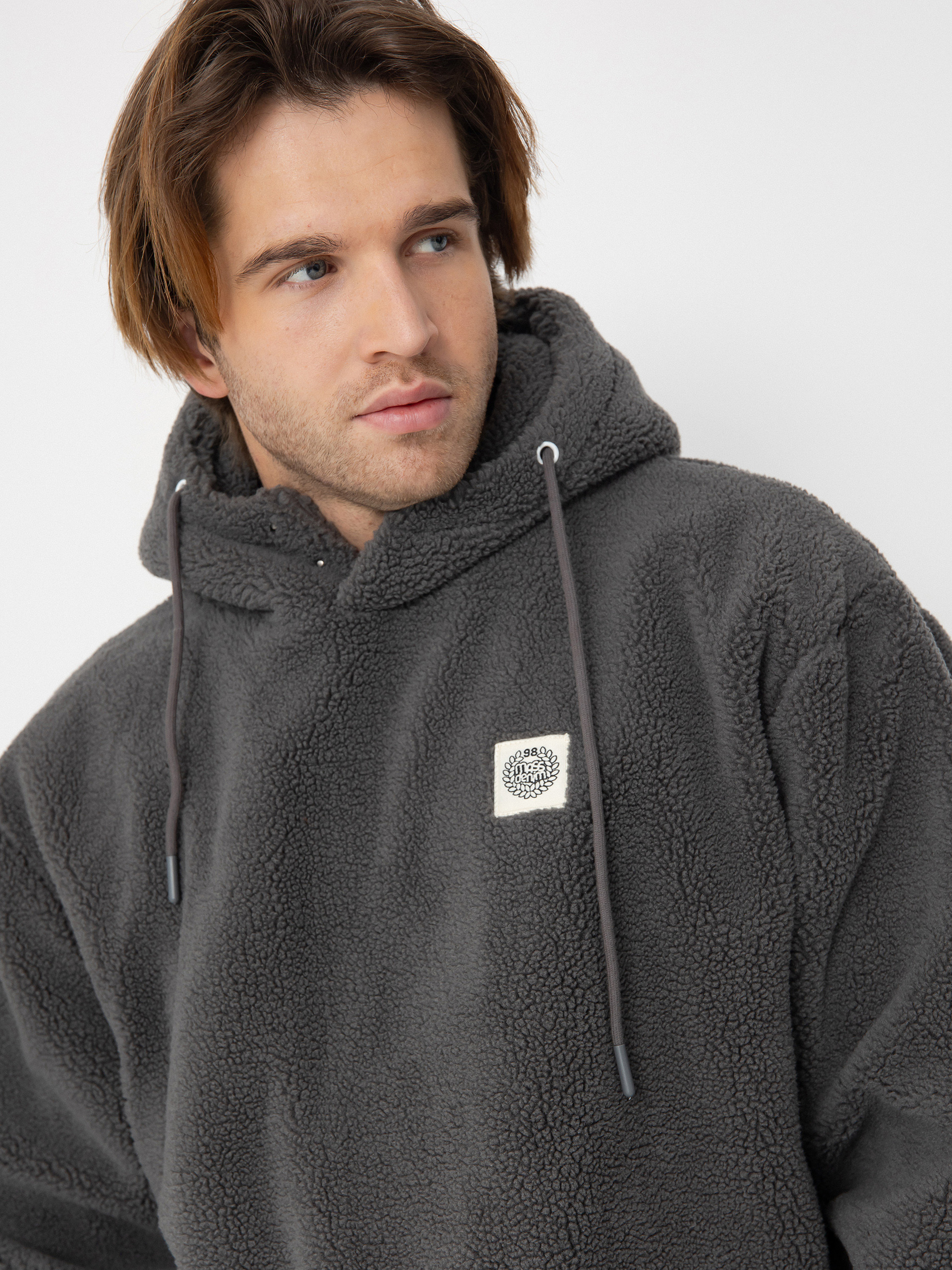 Geacă MassDnm Patch Teddy Hoody (grey)