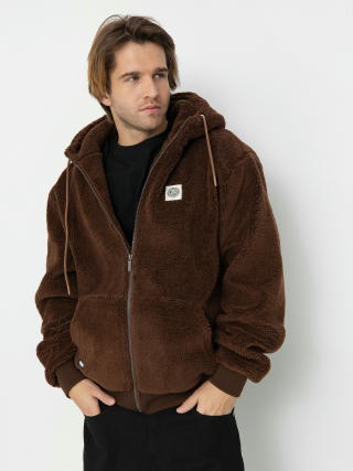 Geacă MassDnm Patch Teddy Zip Hoody (brown)