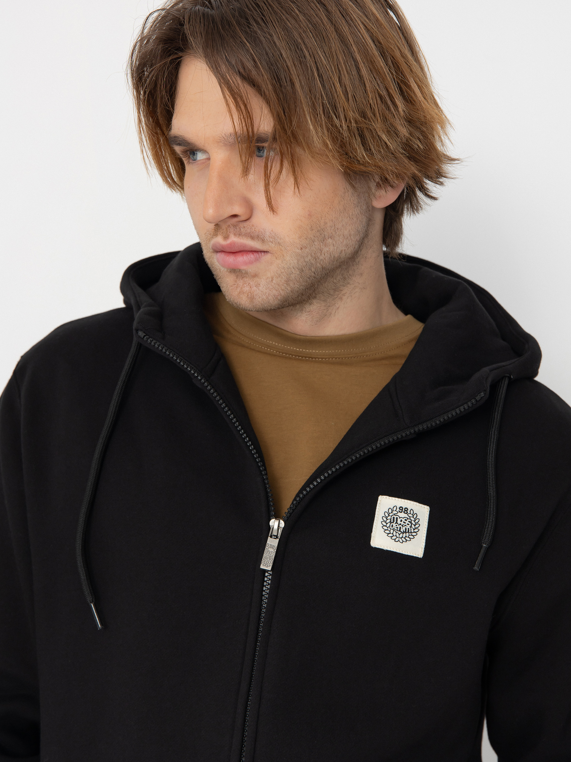 Hanorac cu glugă MassDnm Patch ZHD (black)