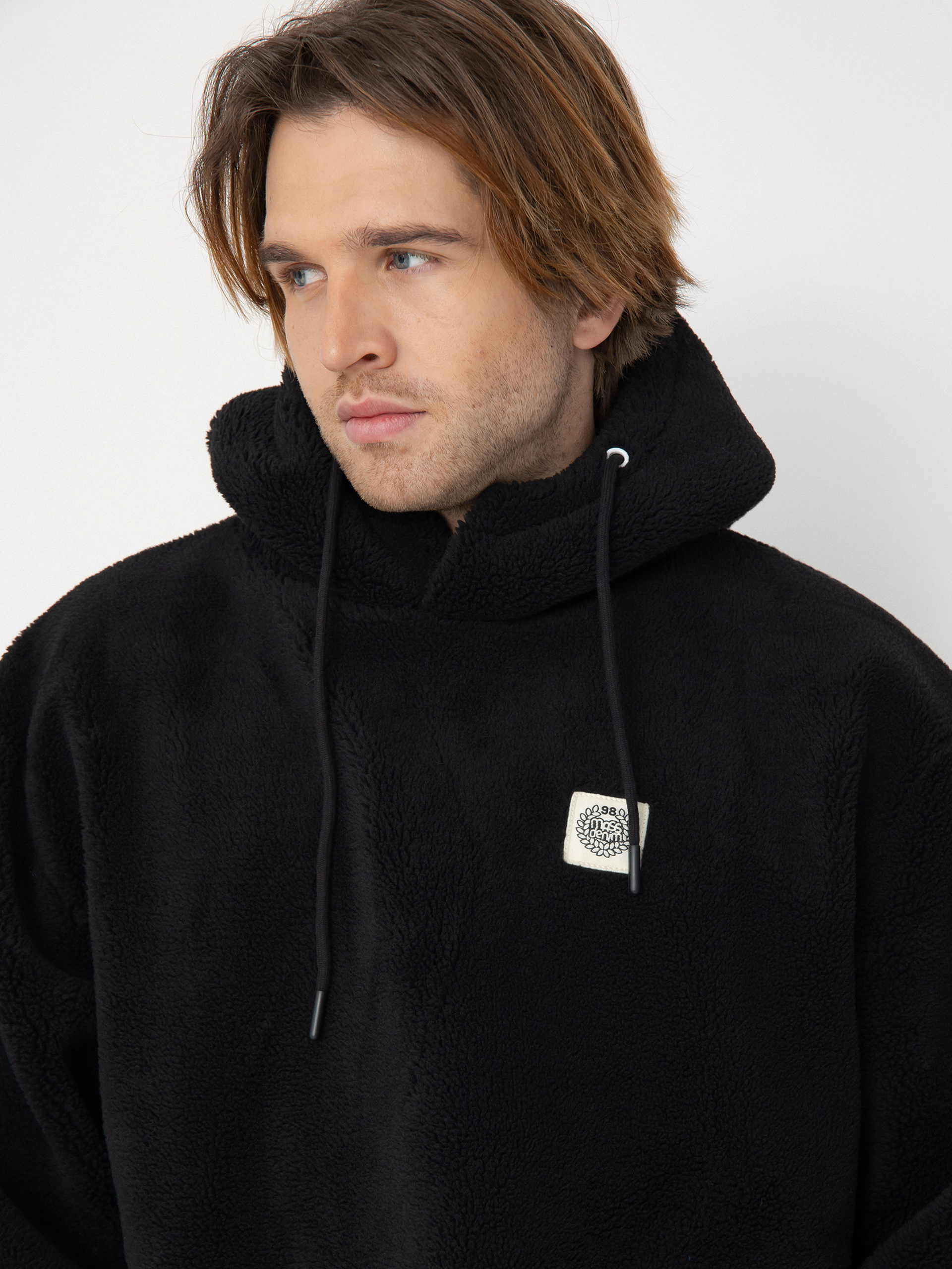 Geacă MassDnm Patch Teddy Hoody (black)
