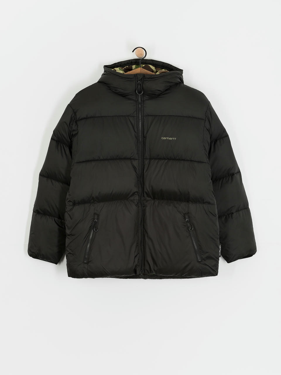 Geacă Carhartt WIP Toronto (black/camo duck/green)