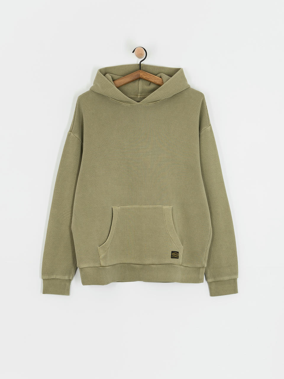 Hanorac cu glugă RVCA Dayshift Thermal HD (olive)