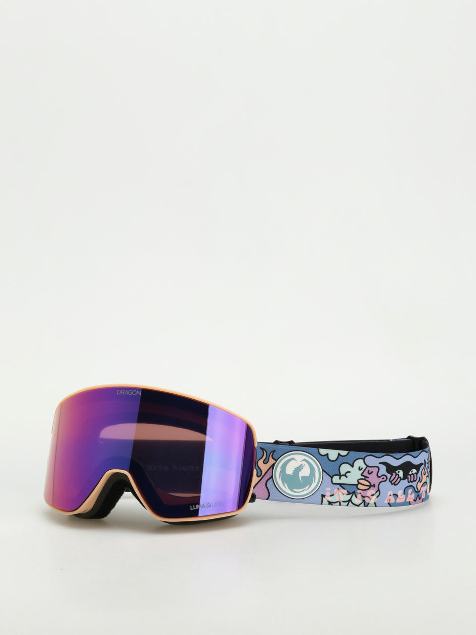 Ochelari pentru snowboard Dragon NFX2 (fasani24/lumalens purple ion+lumalens violet)