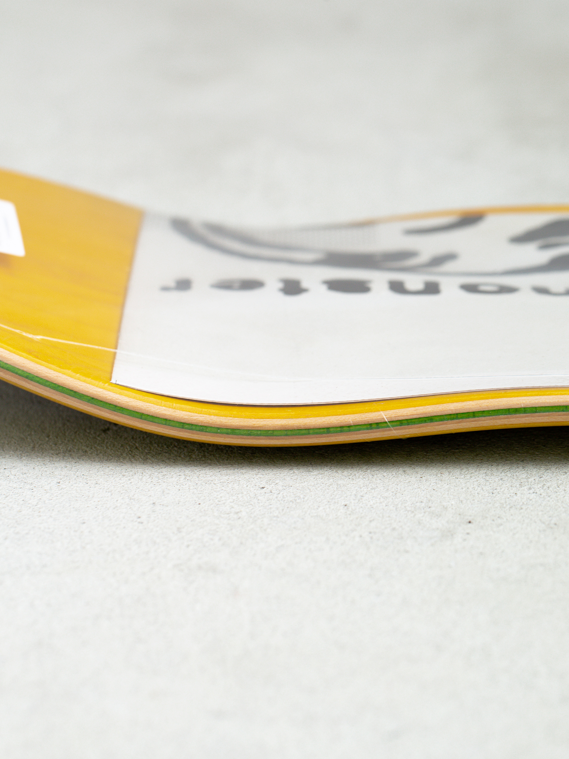 Placă Quasi Skateboards Crockett The Puker (yellow/white)