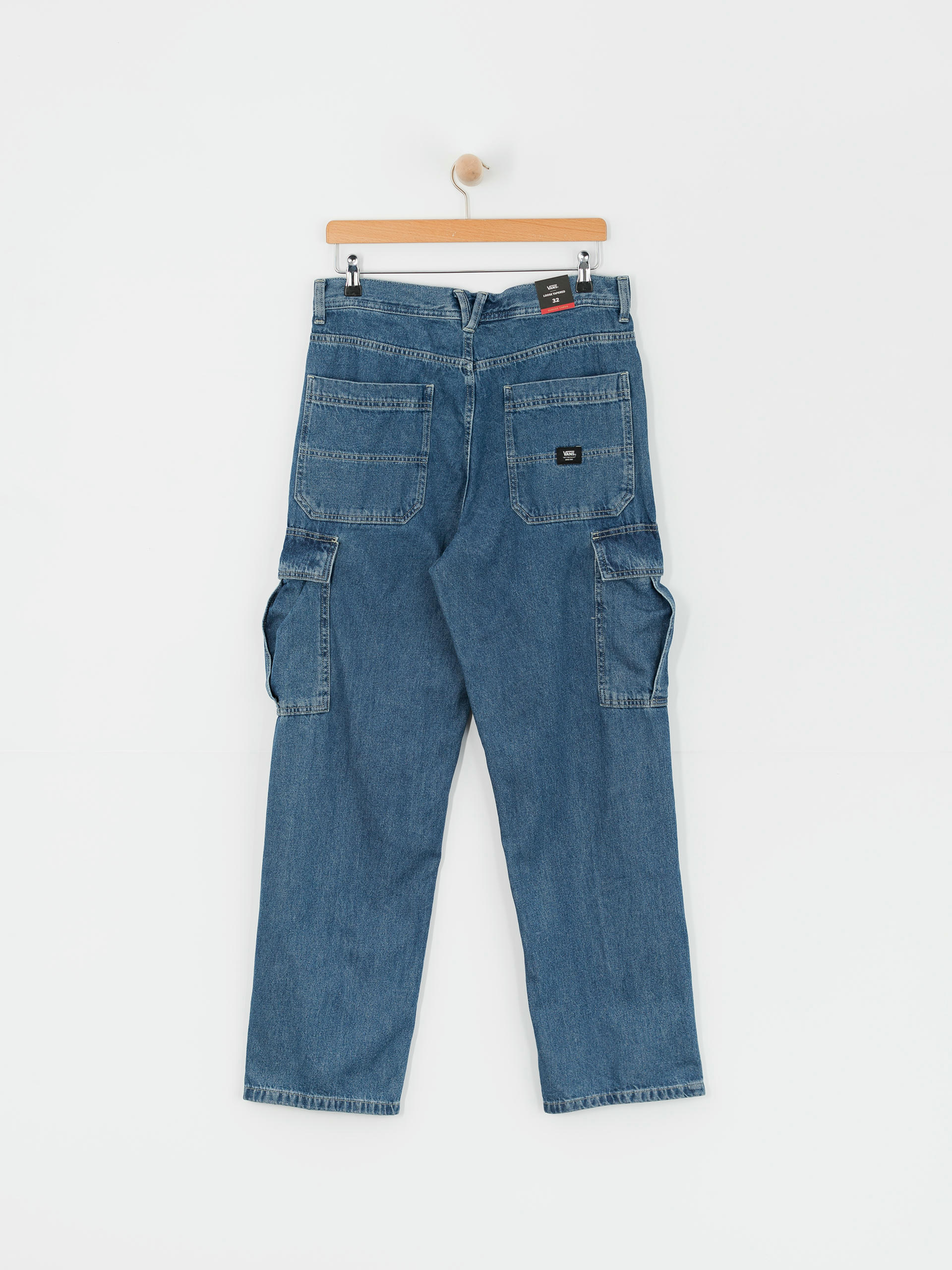 Pantaloni Vans Service Cargo Loose Denim (vintage indigo)