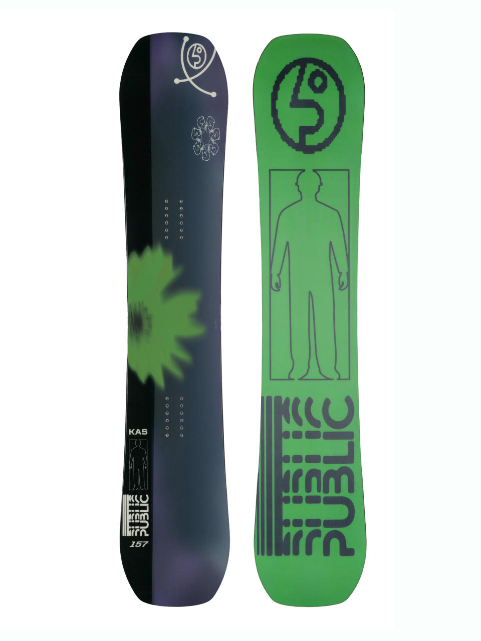 Pentru bărbați Snowboard Public Statement (green/black)