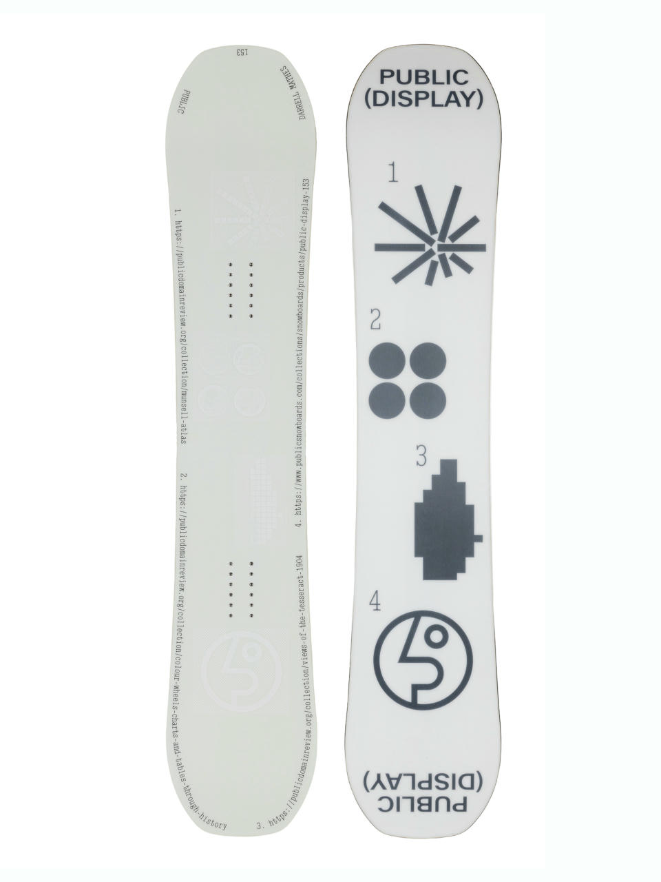 Pentru bărbați Snowboard Public Display (white/black)