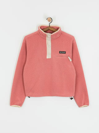 Hanorac din fleece Columbia Helvetia II Cropped Half Snap Wmn (pink agave)