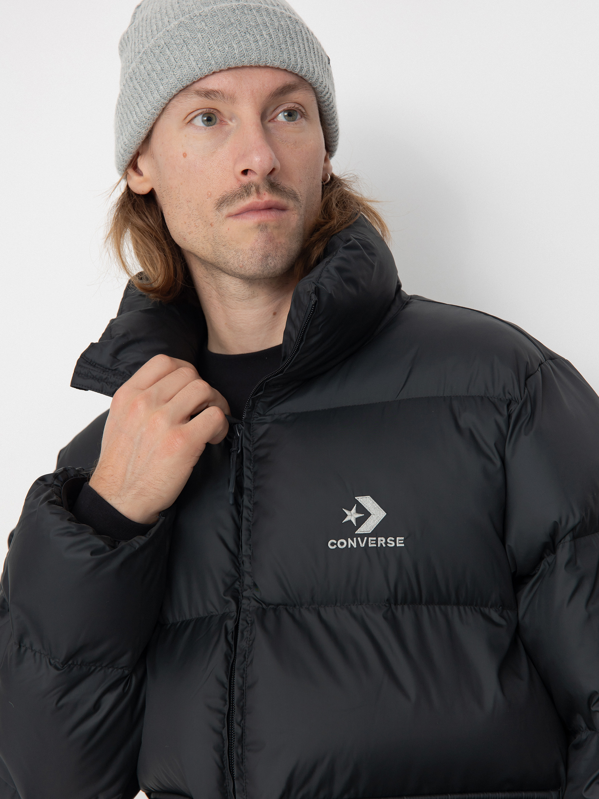 Geacă Converse Patch Pocket Puffer (converse black)