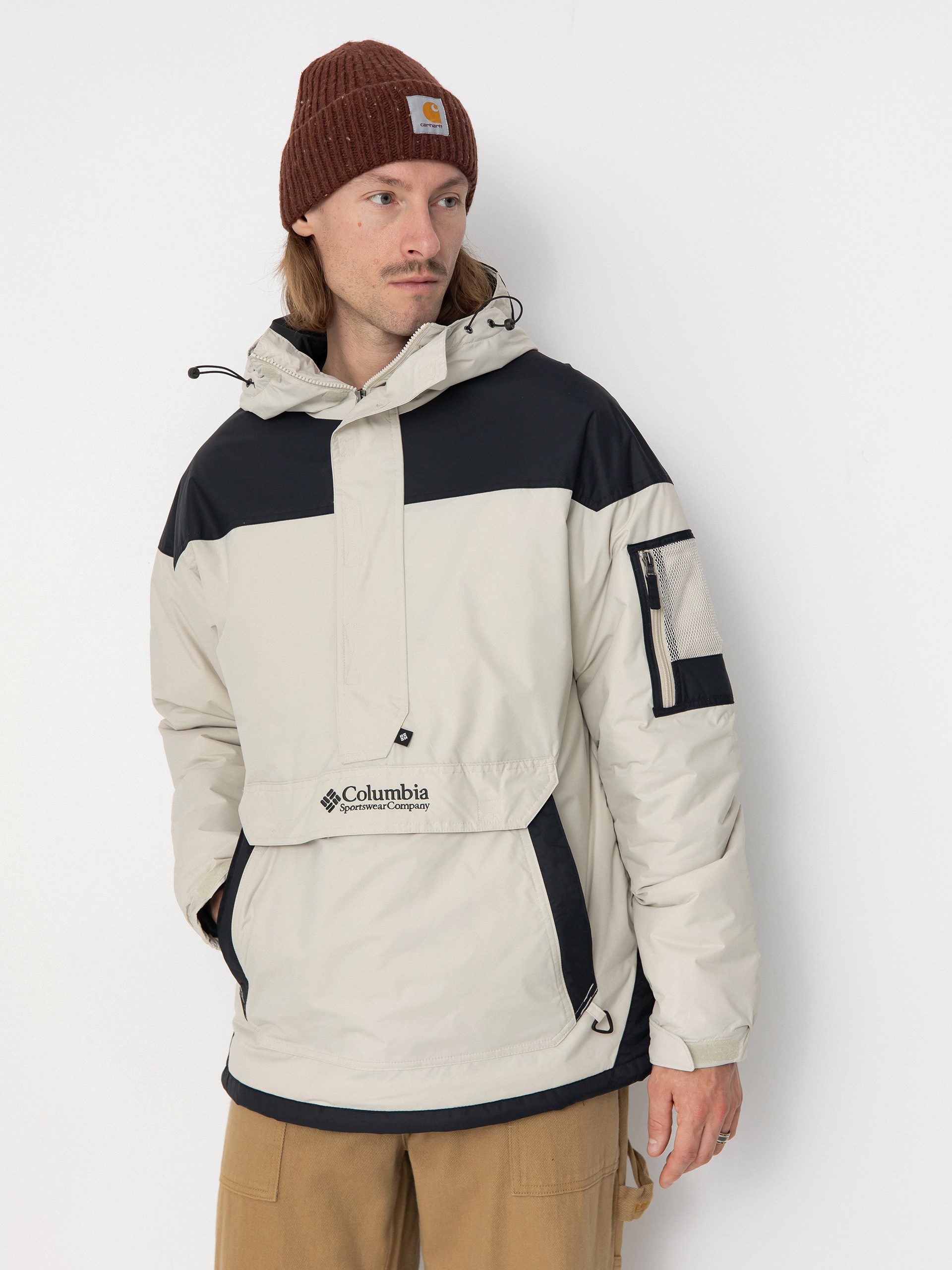 Geacă Columbia Challenger II Insulated Pullover (dark stone bla)