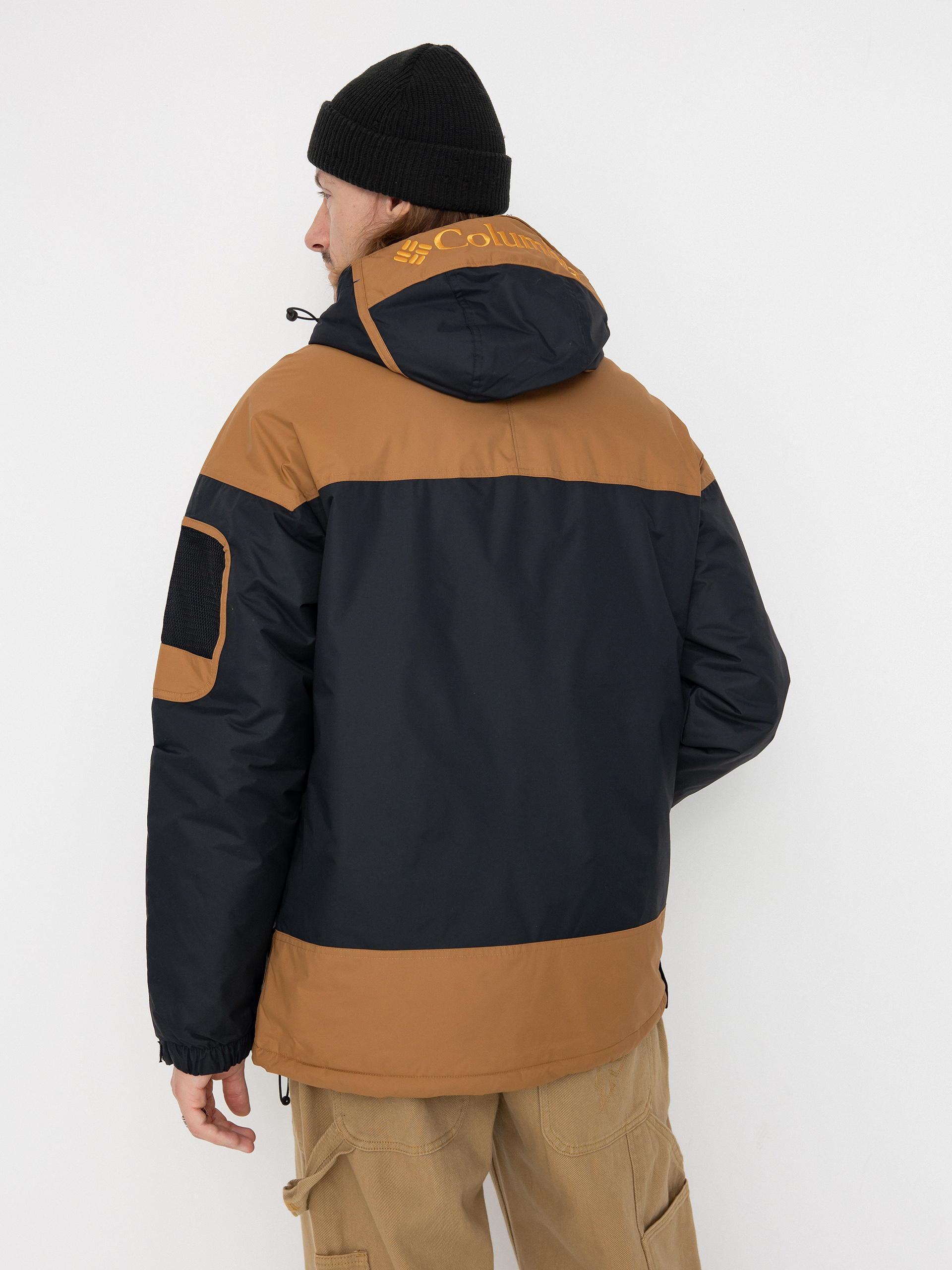 Geacă Columbia Challenger II Insulated Pullover (black camel br)