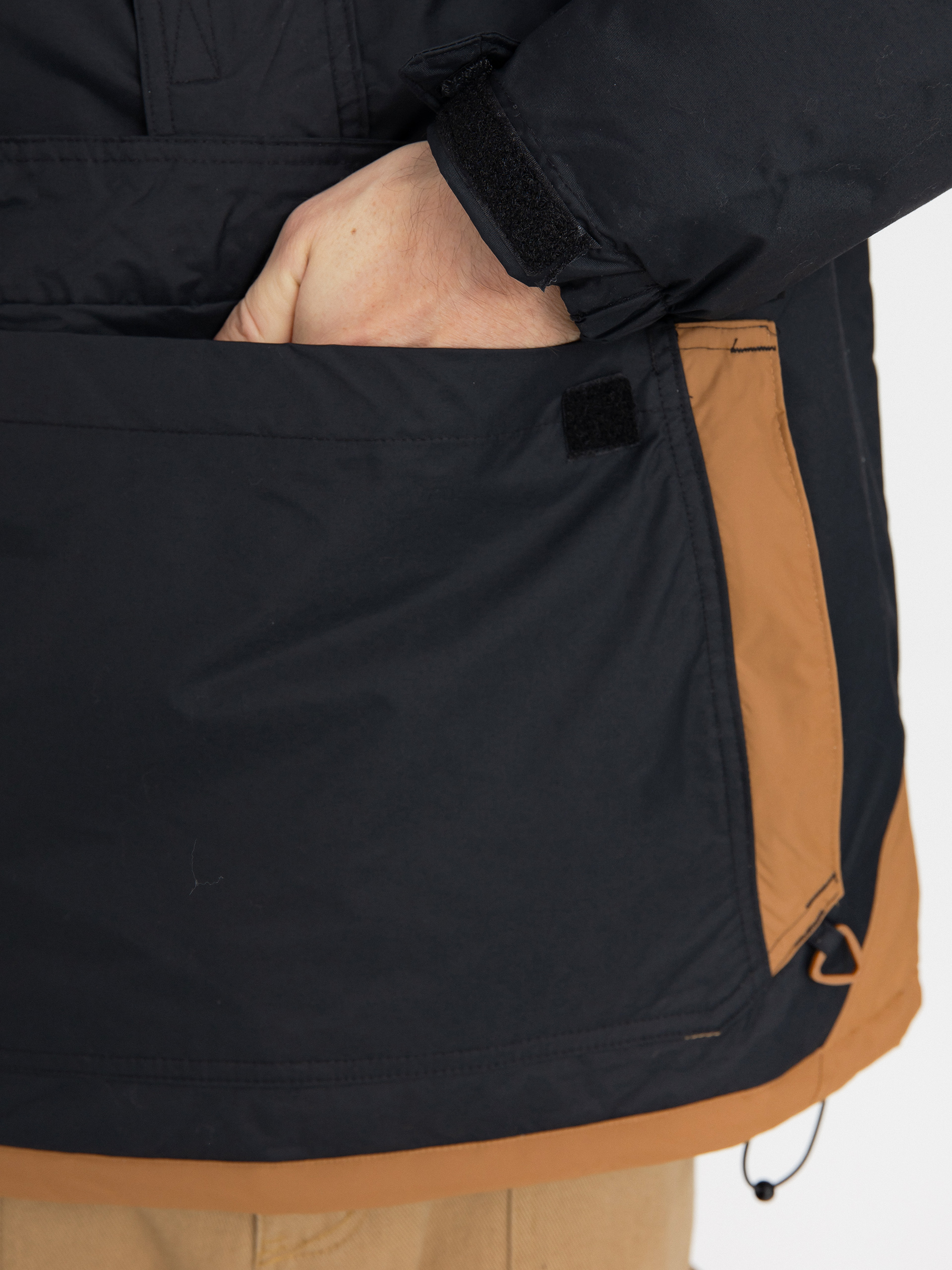 Geacă Columbia Challenger II Insulated Pullover (black camel br)