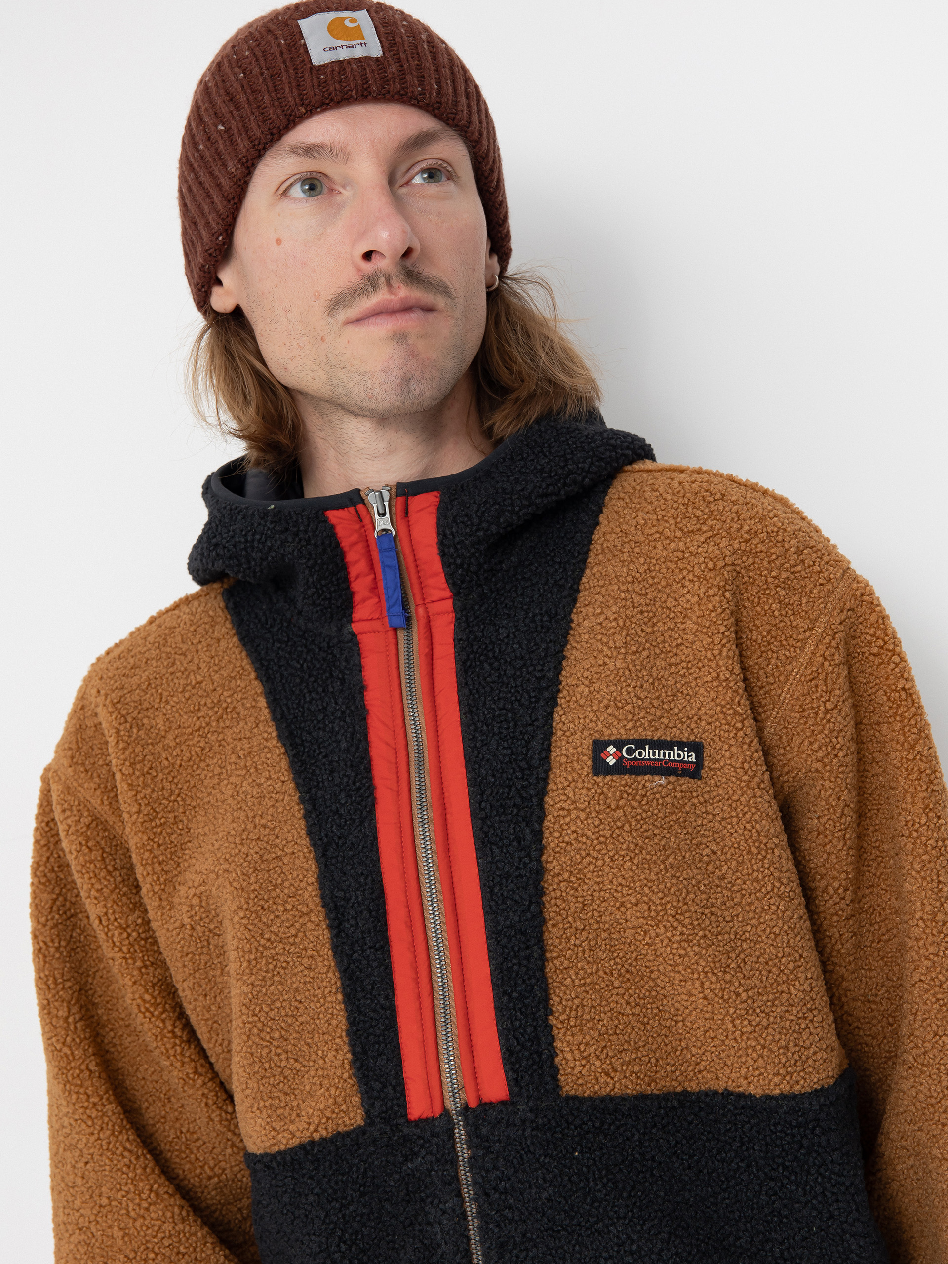 Pentru bărbați Hanorac din fleece Columbia Backbowl II Remastered ZHD (camel brown bl)