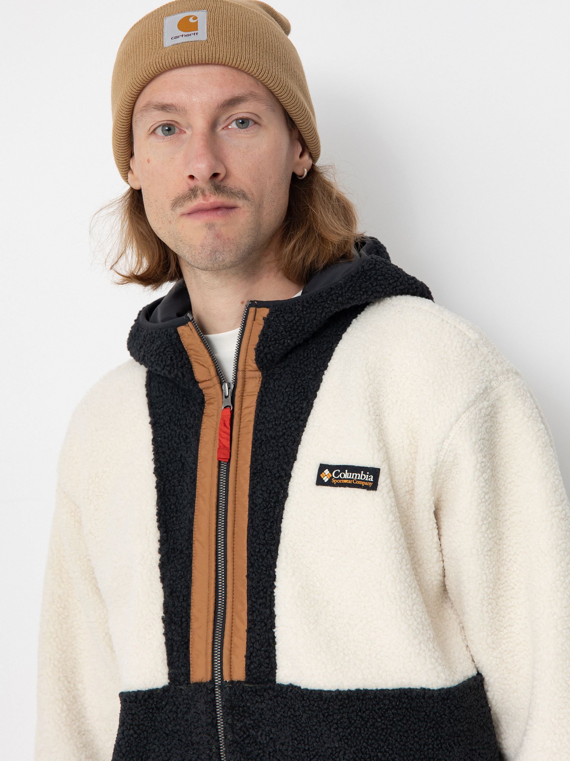 Pentru bărbați Hanorac din fleece Columbia Backbowl II Remastered ZHD (chalk black)